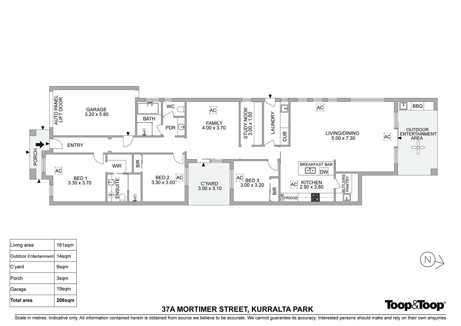 Floorplan of Homely house listing, 37A Mortimer Street, Kurralta Park SA 5037