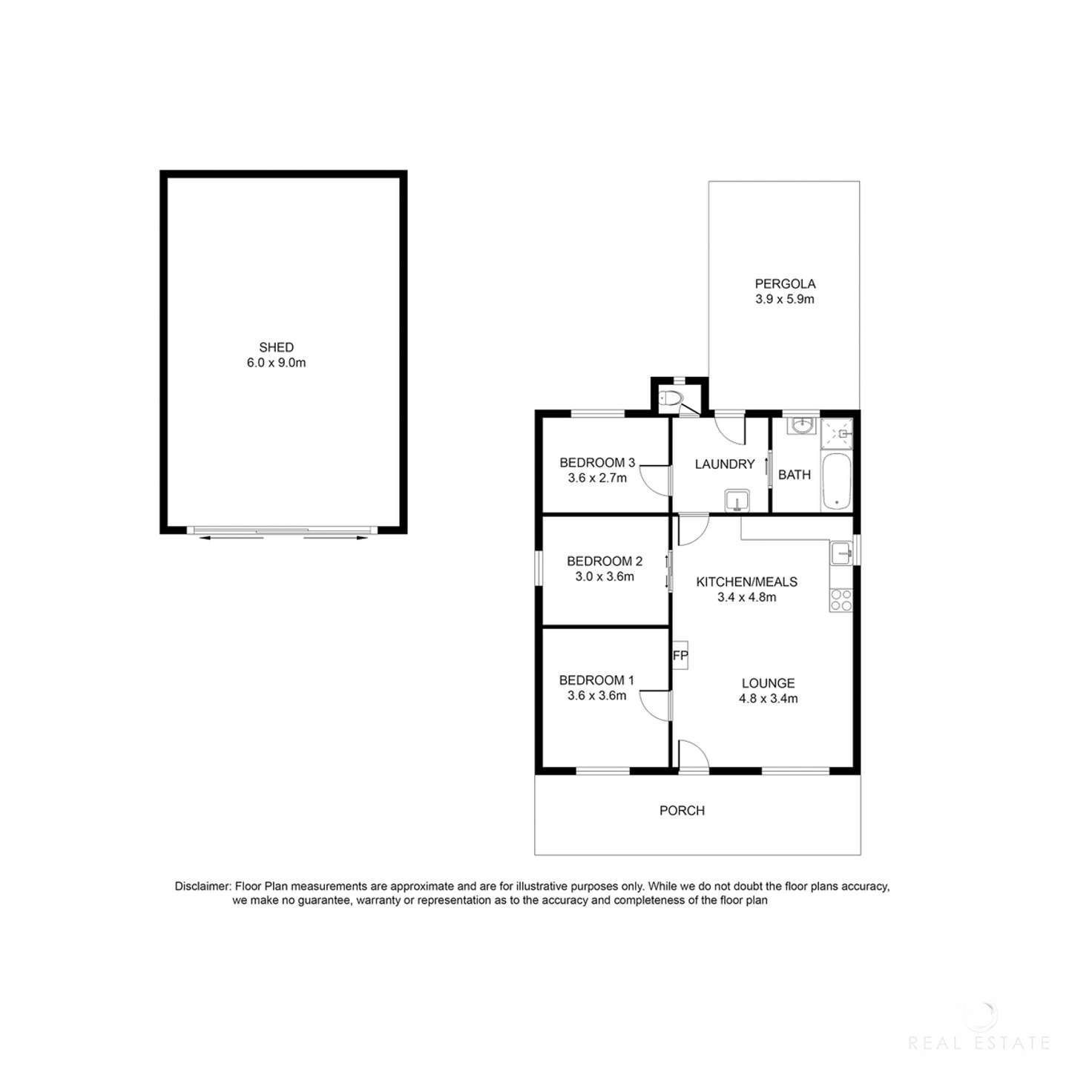 Floorplan of Homely house listing, 9 Laffer Street, Nangwarry SA 5277