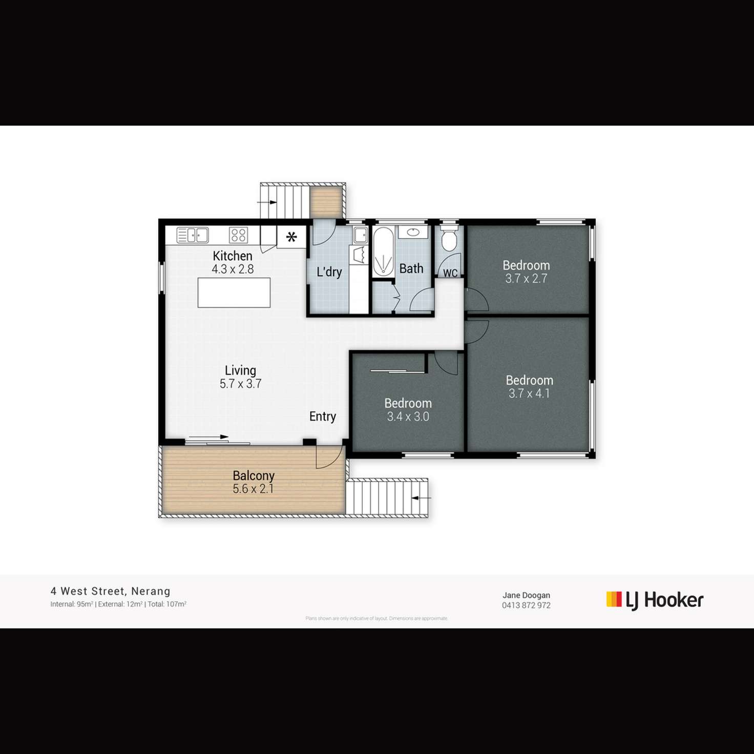 Floorplan of Homely house listing, 4 West Street, Nerang QLD 4211