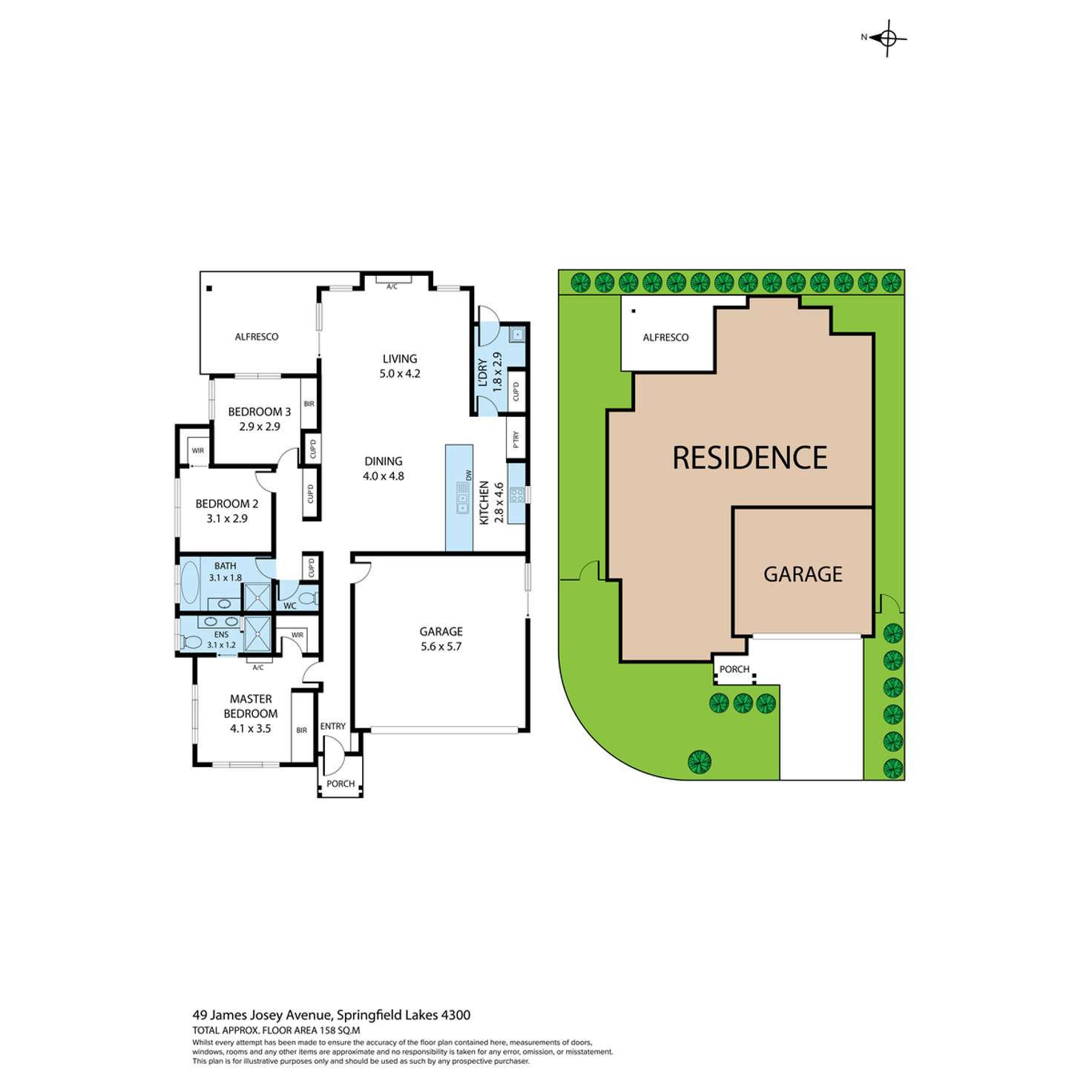 Floorplan of Homely house listing, 49 James Josey Avenue, Springfield Lakes QLD 4300