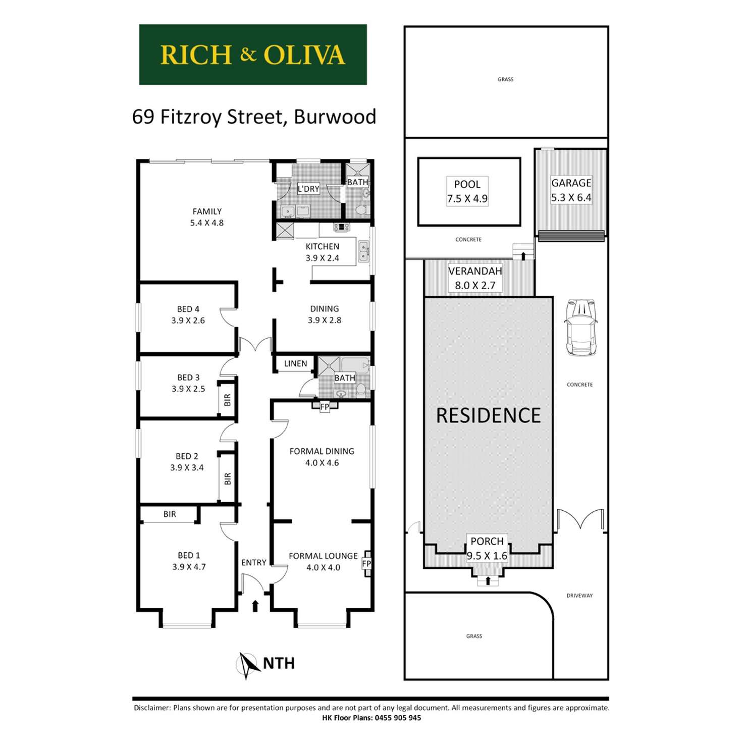 Floorplan of Homely house listing, 69 Fitzroy Street, Burwood NSW 2134