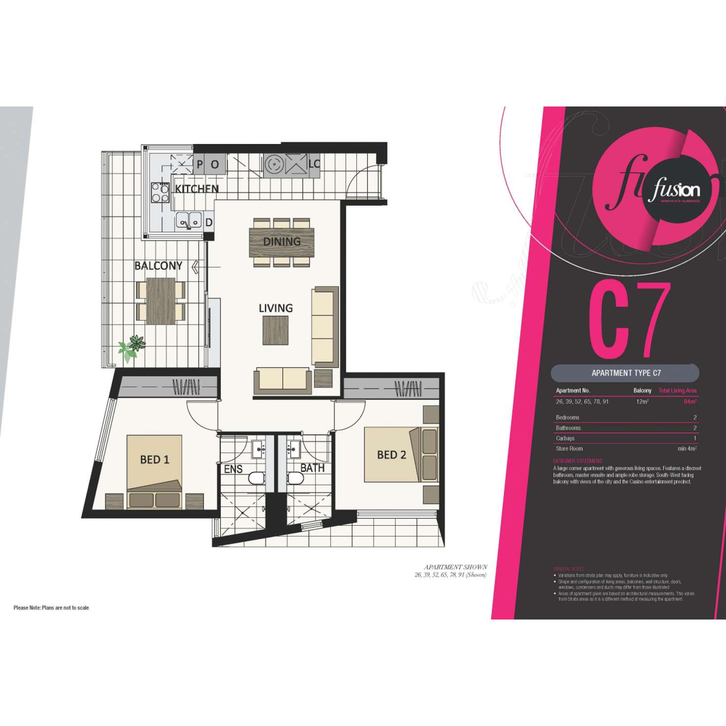 Floorplan of Homely apartment listing, 65/8 Riversdale Road, Burswood WA 6100