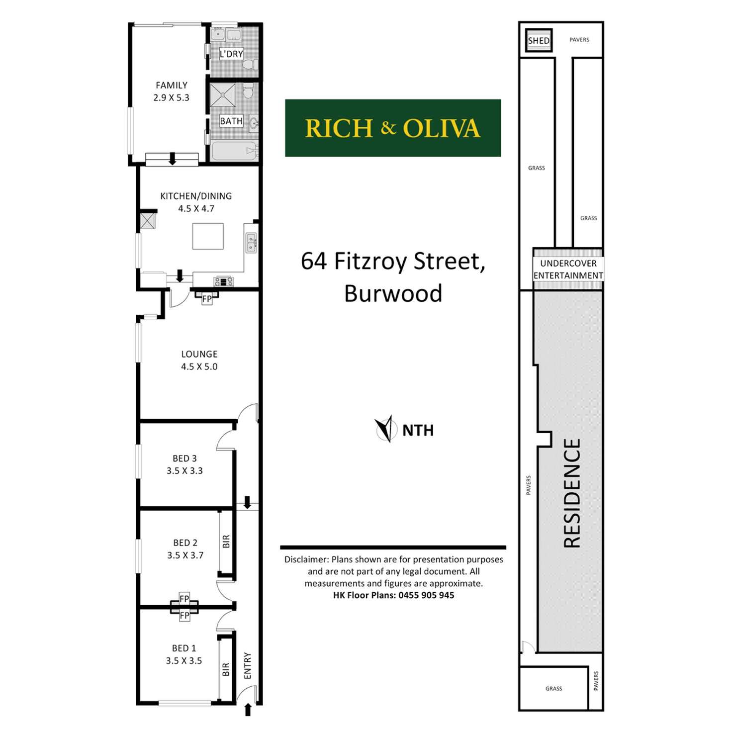 Floorplan of Homely house listing, 64 Fitzroy Street, Burwood NSW 2134