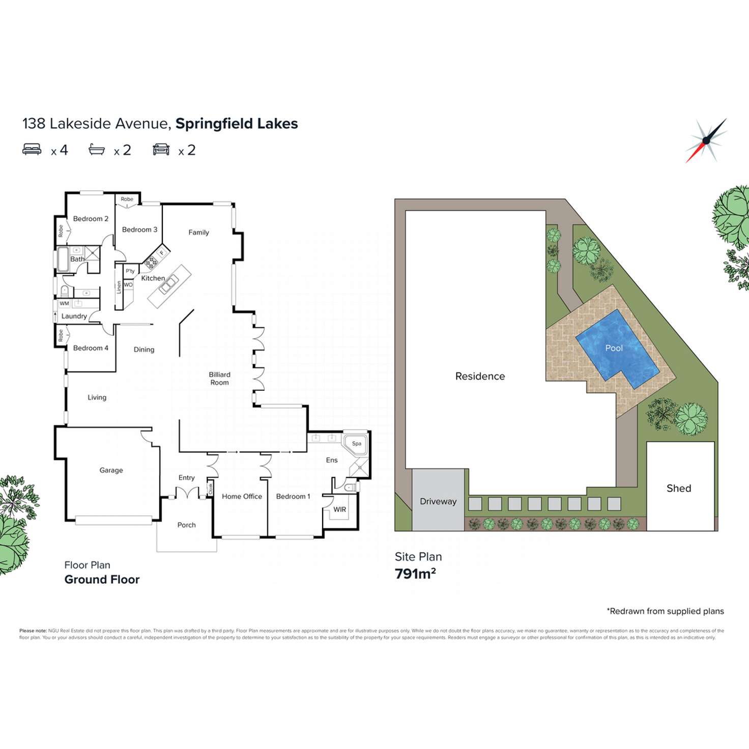 Floorplan of Homely house listing, 138 Lakeside Avenue, Springfield Lakes QLD 4300