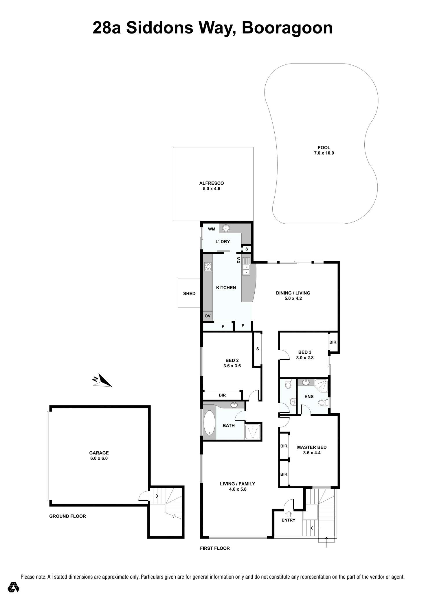 Floorplan of Homely house listing, 28a Siddons Way, Booragoon WA 6154
