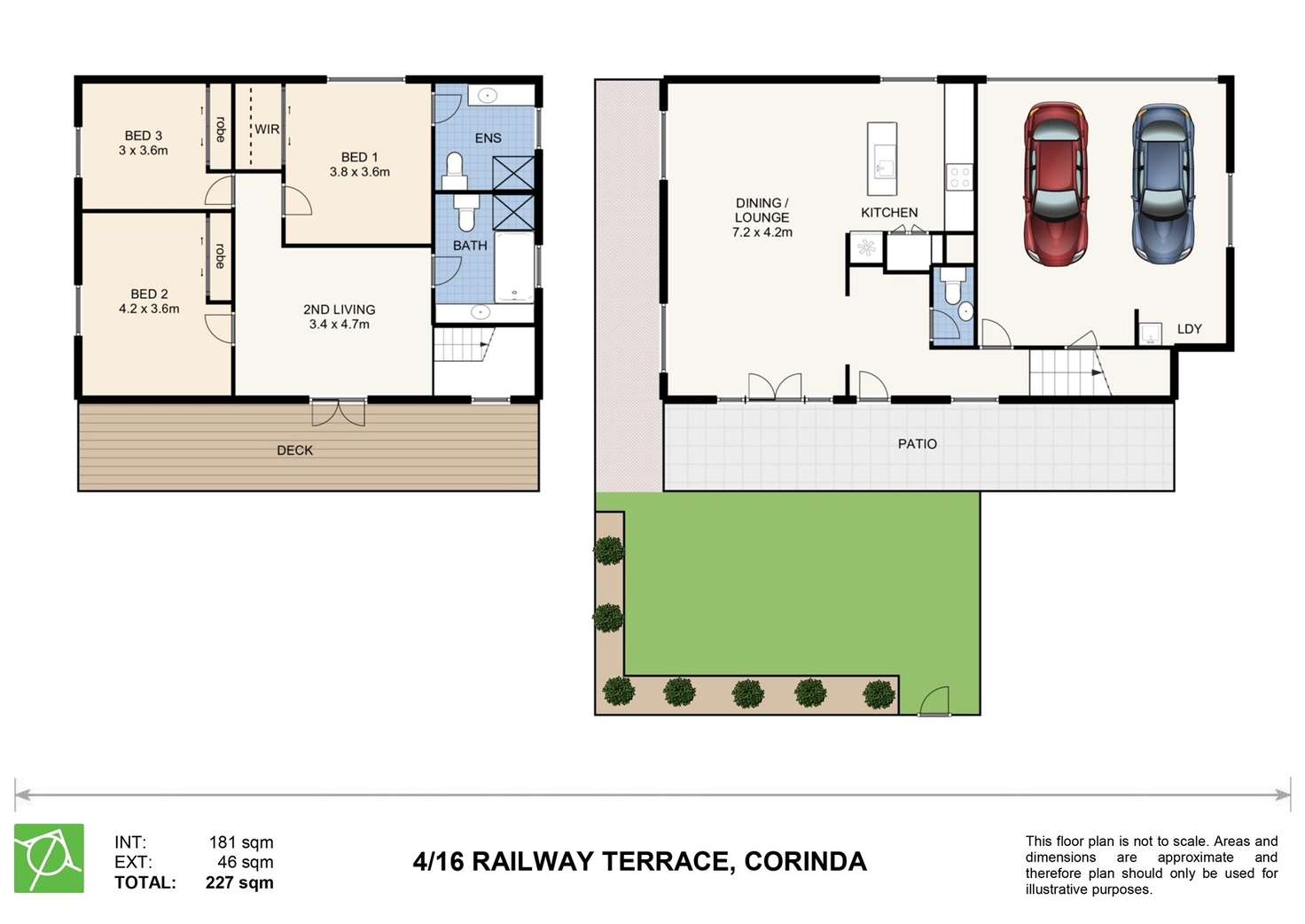 Floorplan of Homely townhouse listing, 4/16 Railway Terrace, Corinda QLD 4075