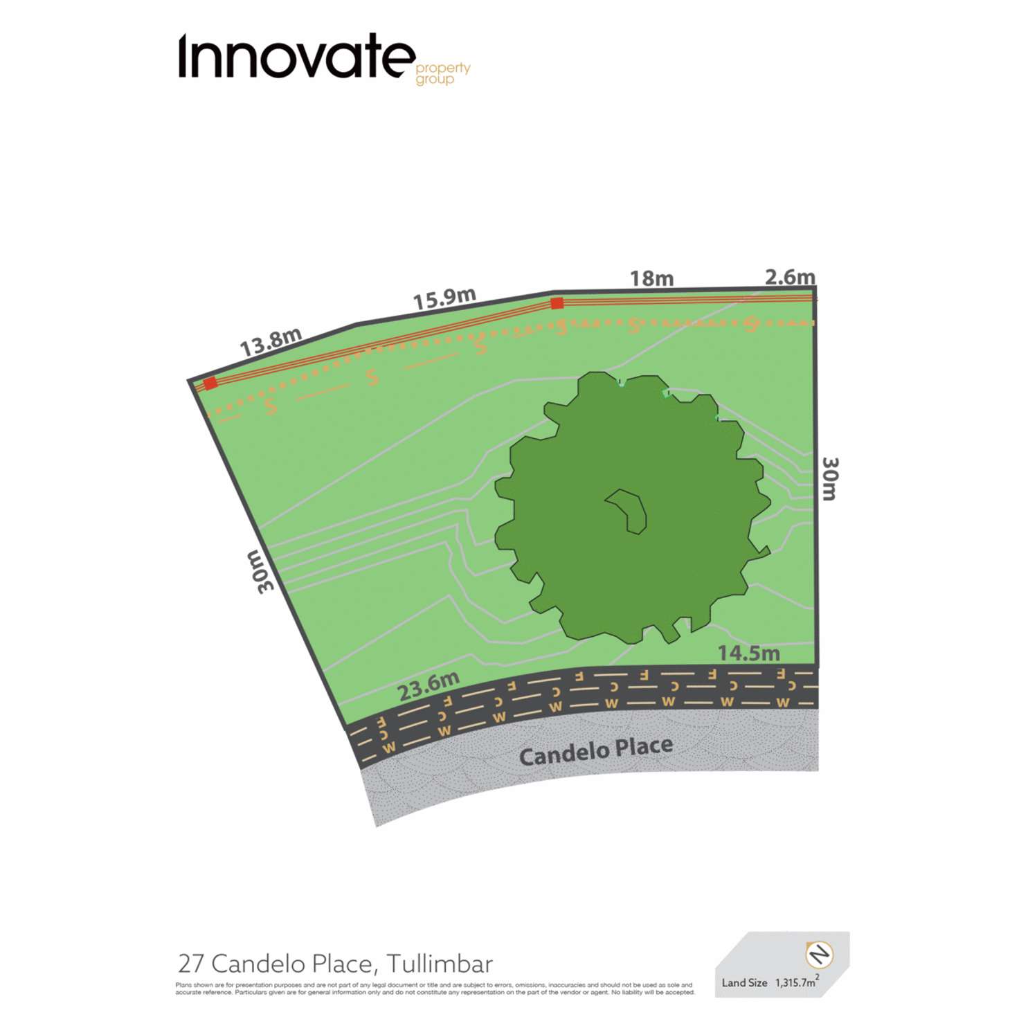 Floorplan of Homely residentialLand listing, 27 Candelo Place, Tullimbar NSW 2527