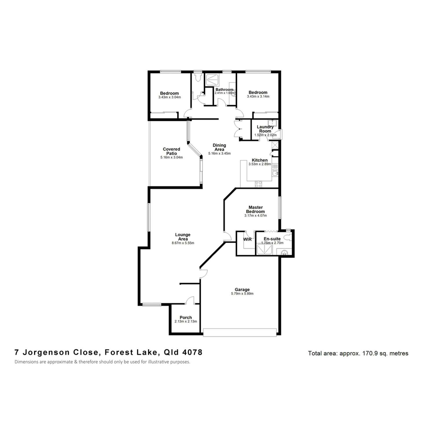 Floorplan of Homely house listing, 7 Jorgenson Close, Forest Lake QLD 4078