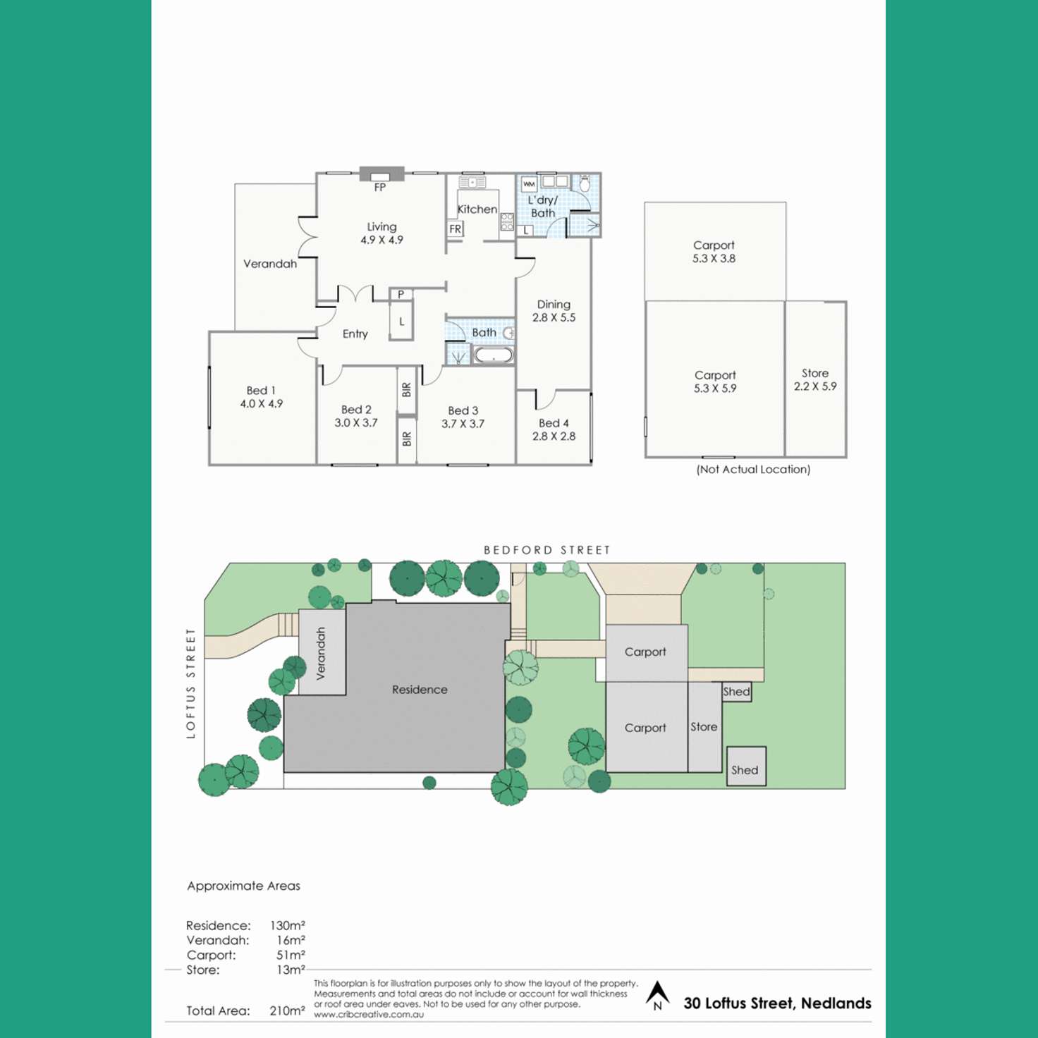 Floorplan of Homely house listing, 30 Loftus Street, Nedlands WA 6009