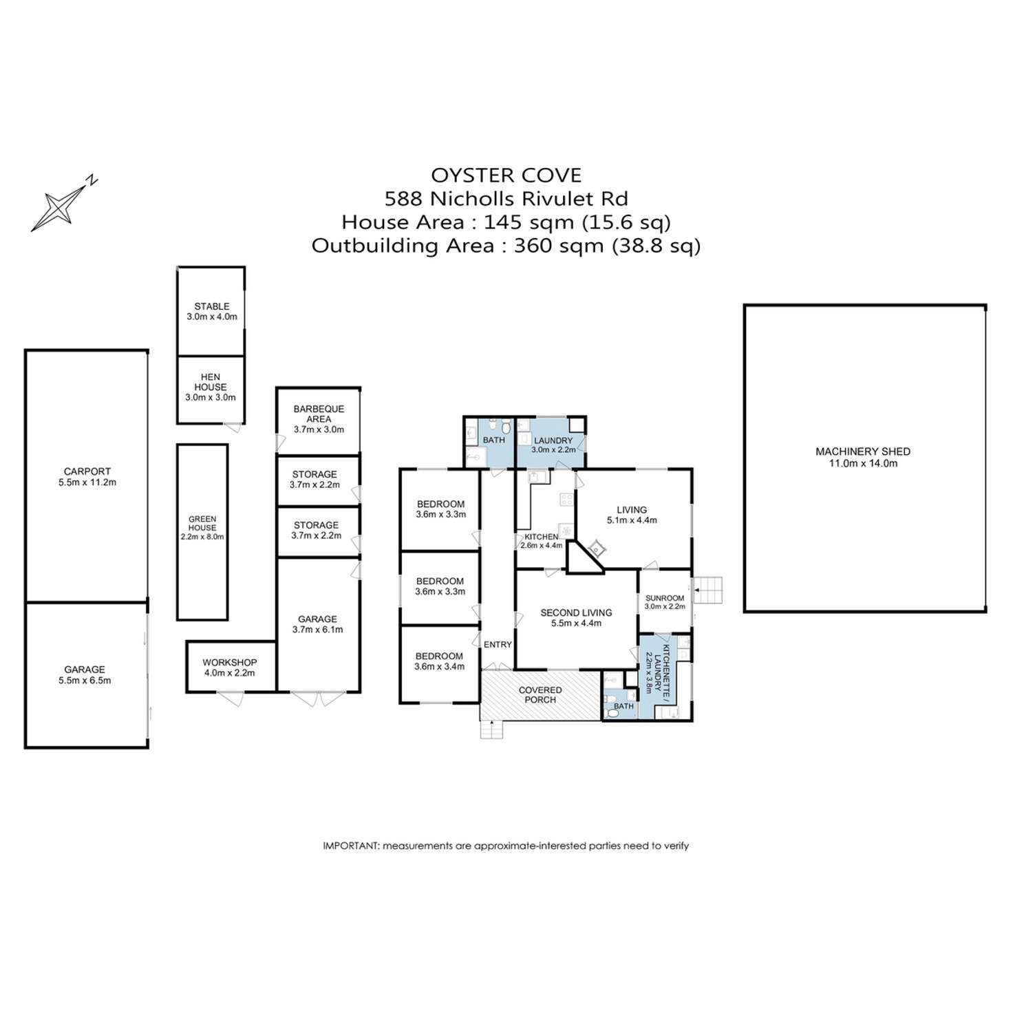 Floorplan of Homely house listing, 588 Nicholls Rivulet Road, Oyster Cove TAS 7150