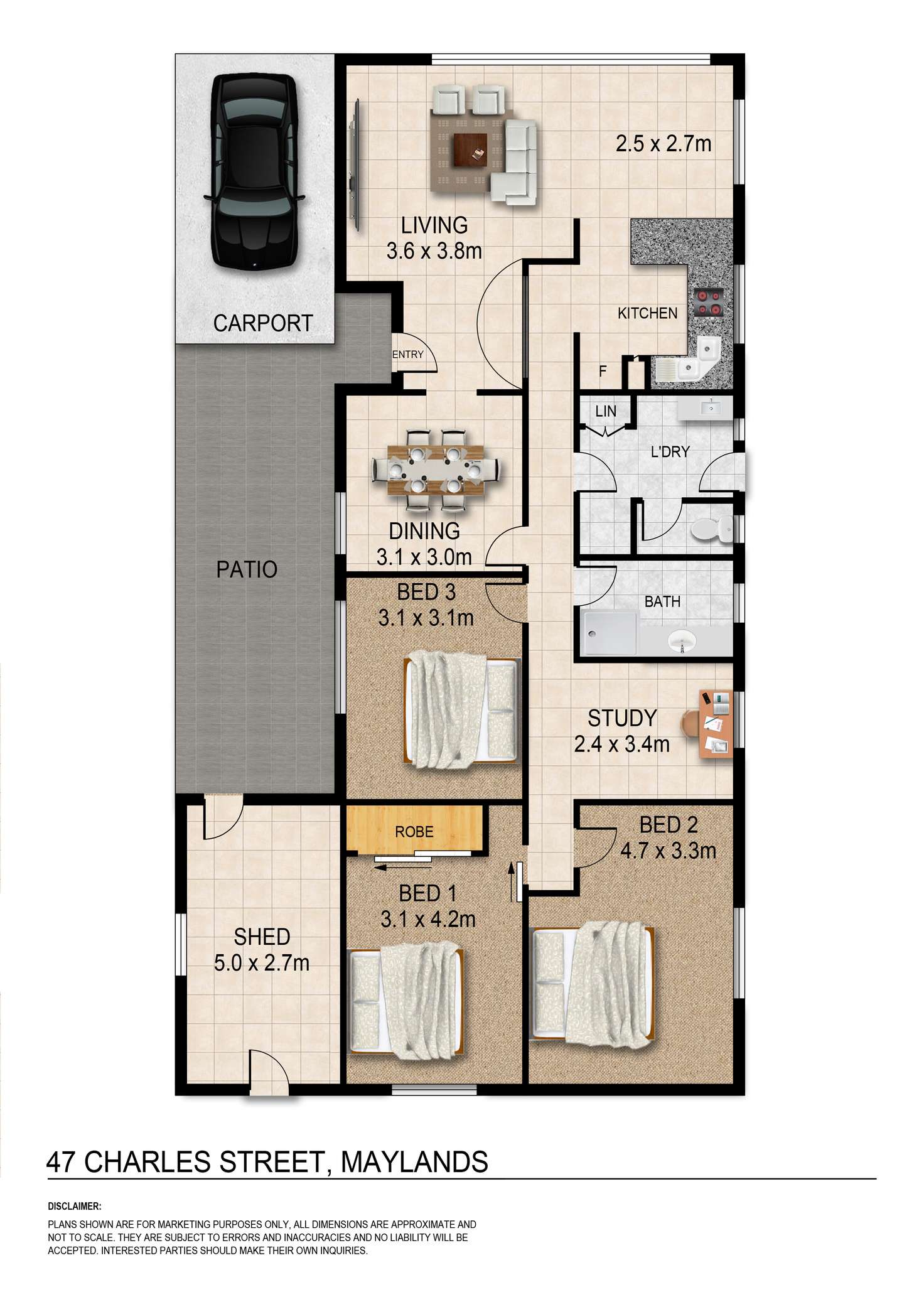 Floorplan of Homely house listing, 47 Charles Street, Maylands WA 6051