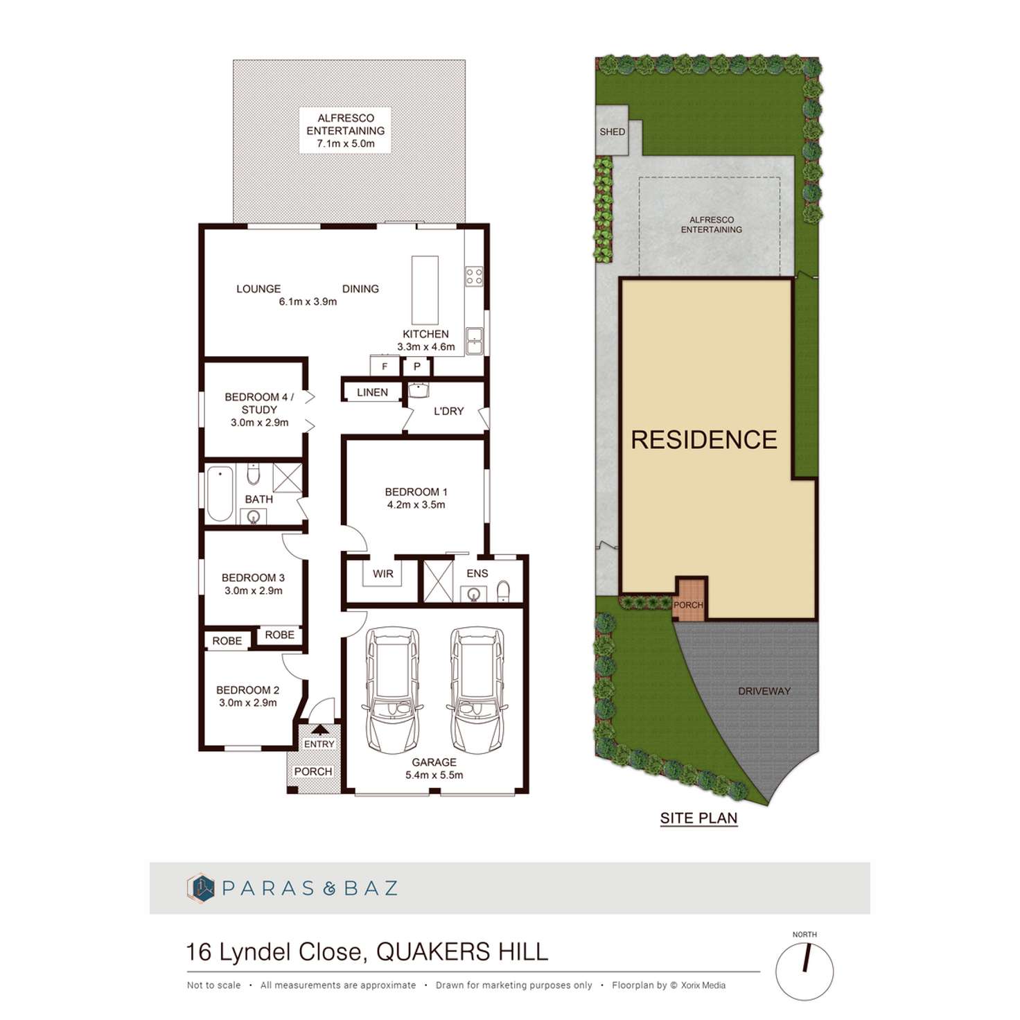 Floorplan of Homely house listing, 16 Lyndel Close, Quakers Hill NSW 2763