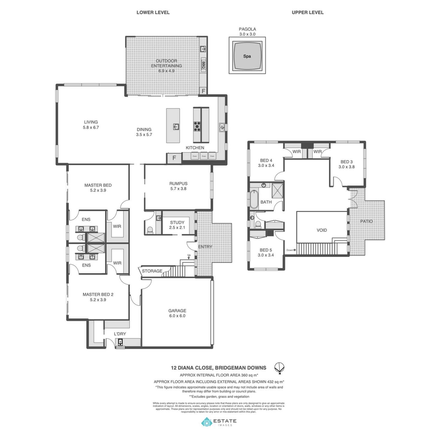 Floorplan of Homely house listing, 12 Diana Close, Bridgeman Downs QLD 4035