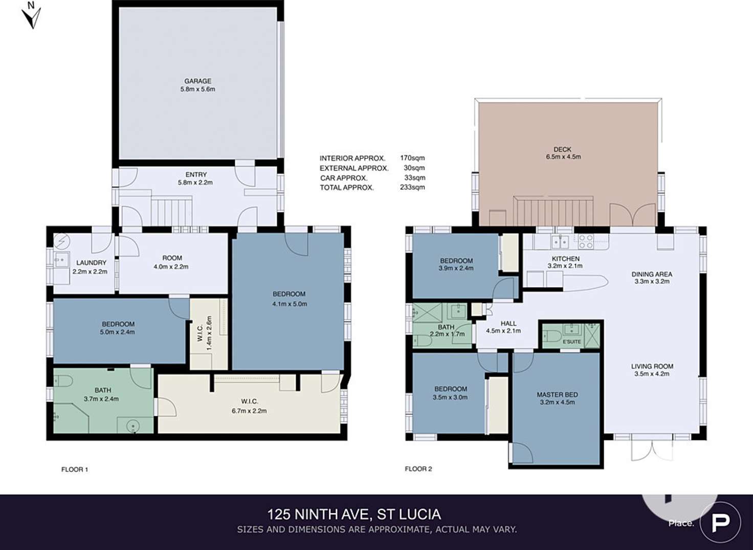 Floorplan of Homely house listing, 125 Ninth Avenue, St Lucia QLD 4067