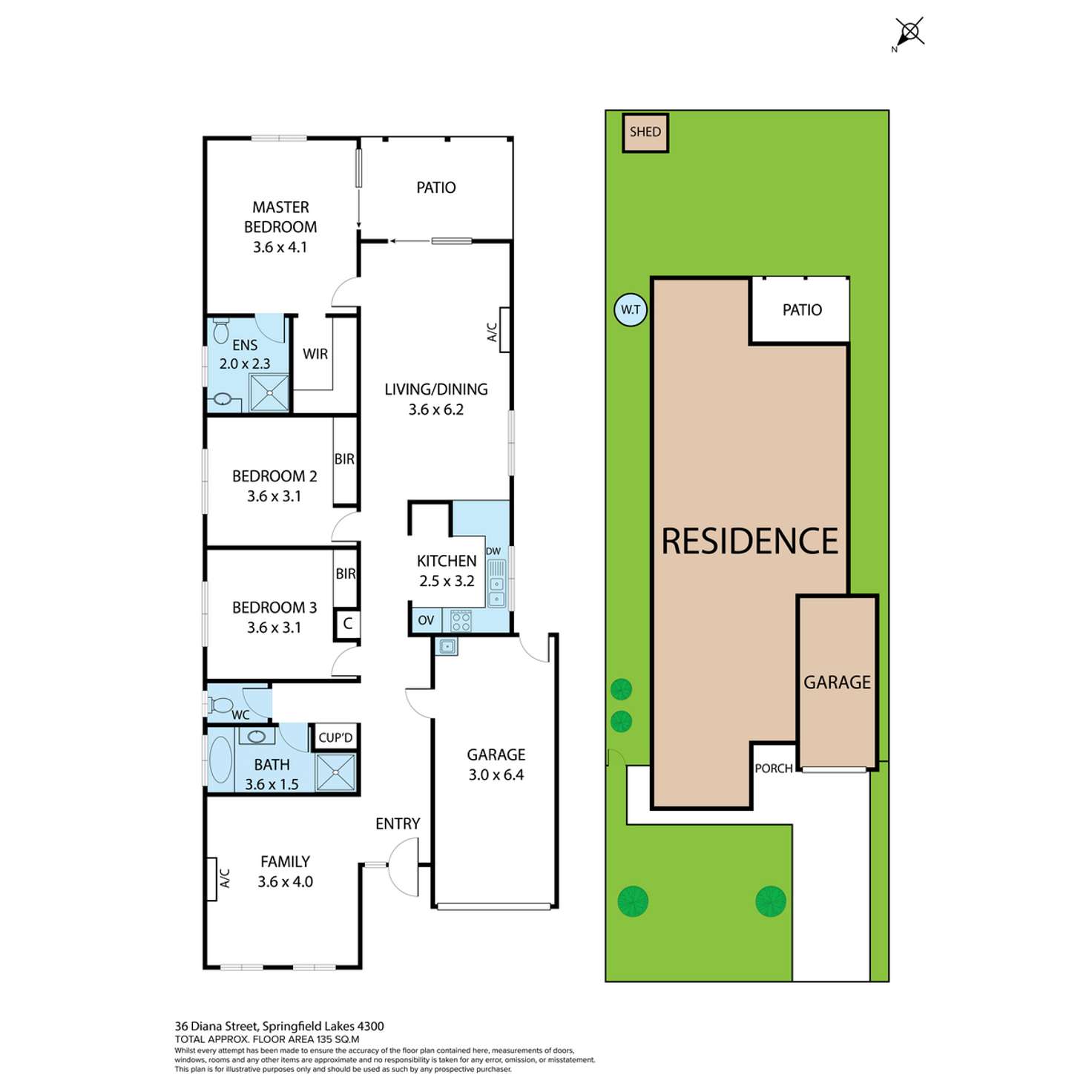 Floorplan of Homely house listing, 36 Diana Street, Springfield Lakes QLD 4300