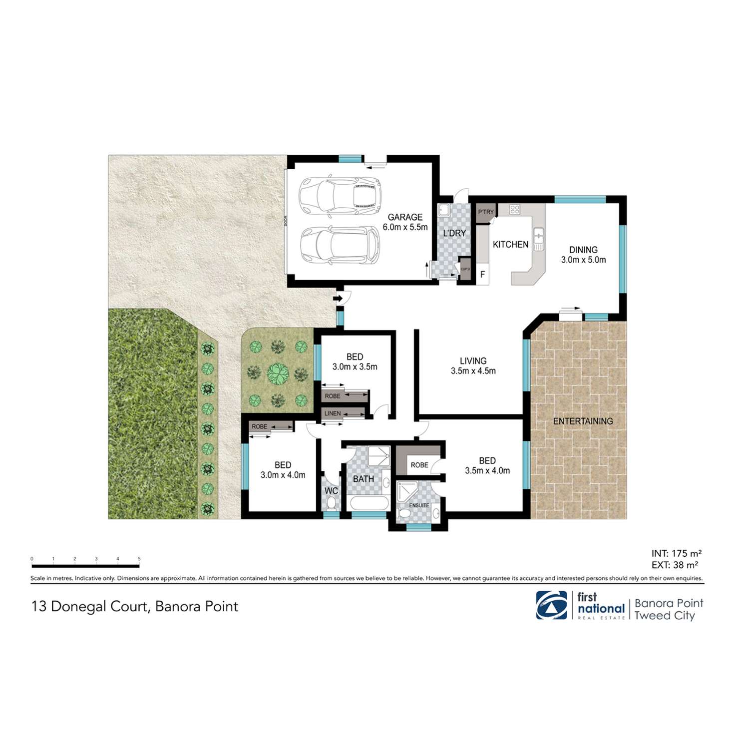 Floorplan of Homely house listing, 13 Donegal Court, Banora Point NSW 2486