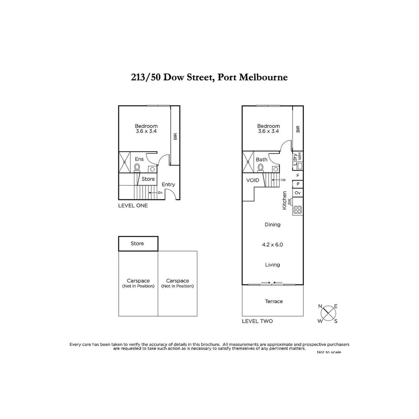 Floorplan of Homely apartment listing, 213/50 Dow Street, Port Melbourne VIC 3207