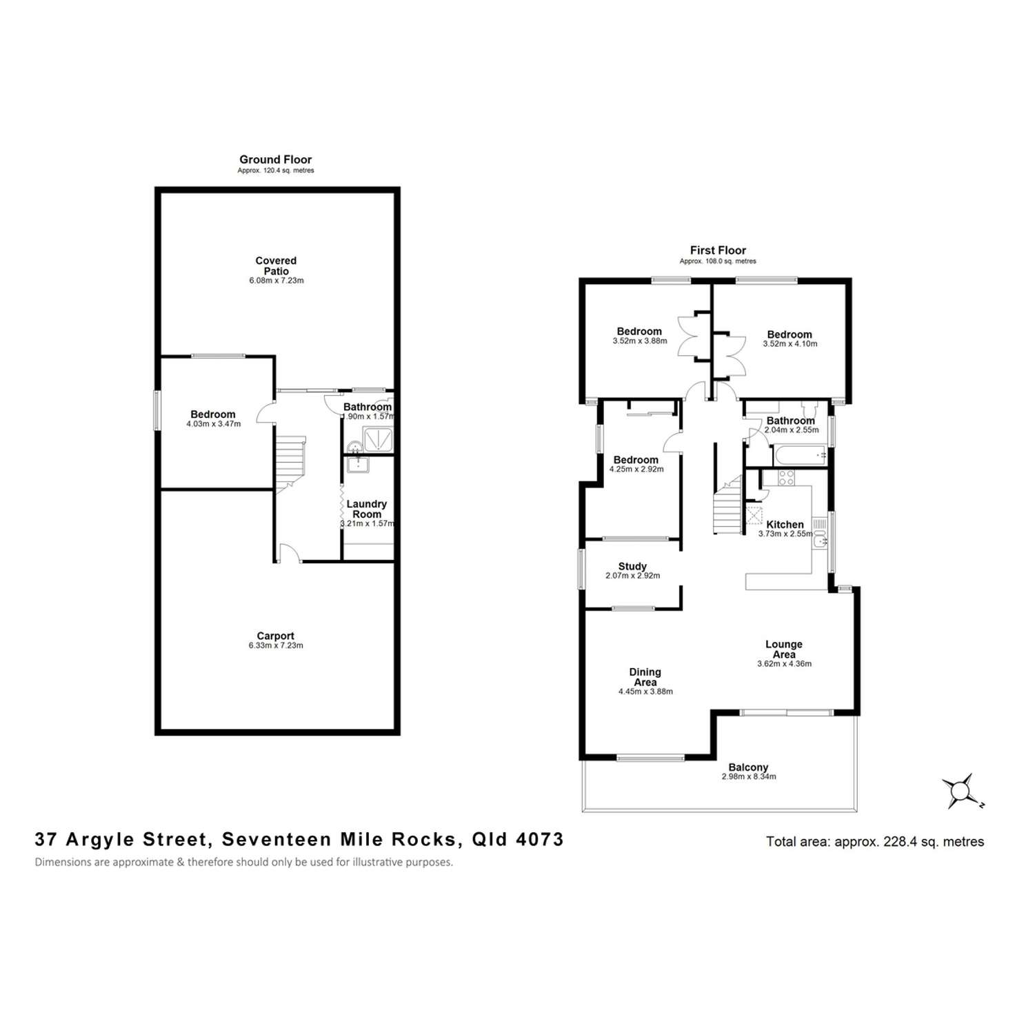 Floorplan of Homely house listing, 37 Argyle Street, Seventeen Mile Rocks QLD 4073
