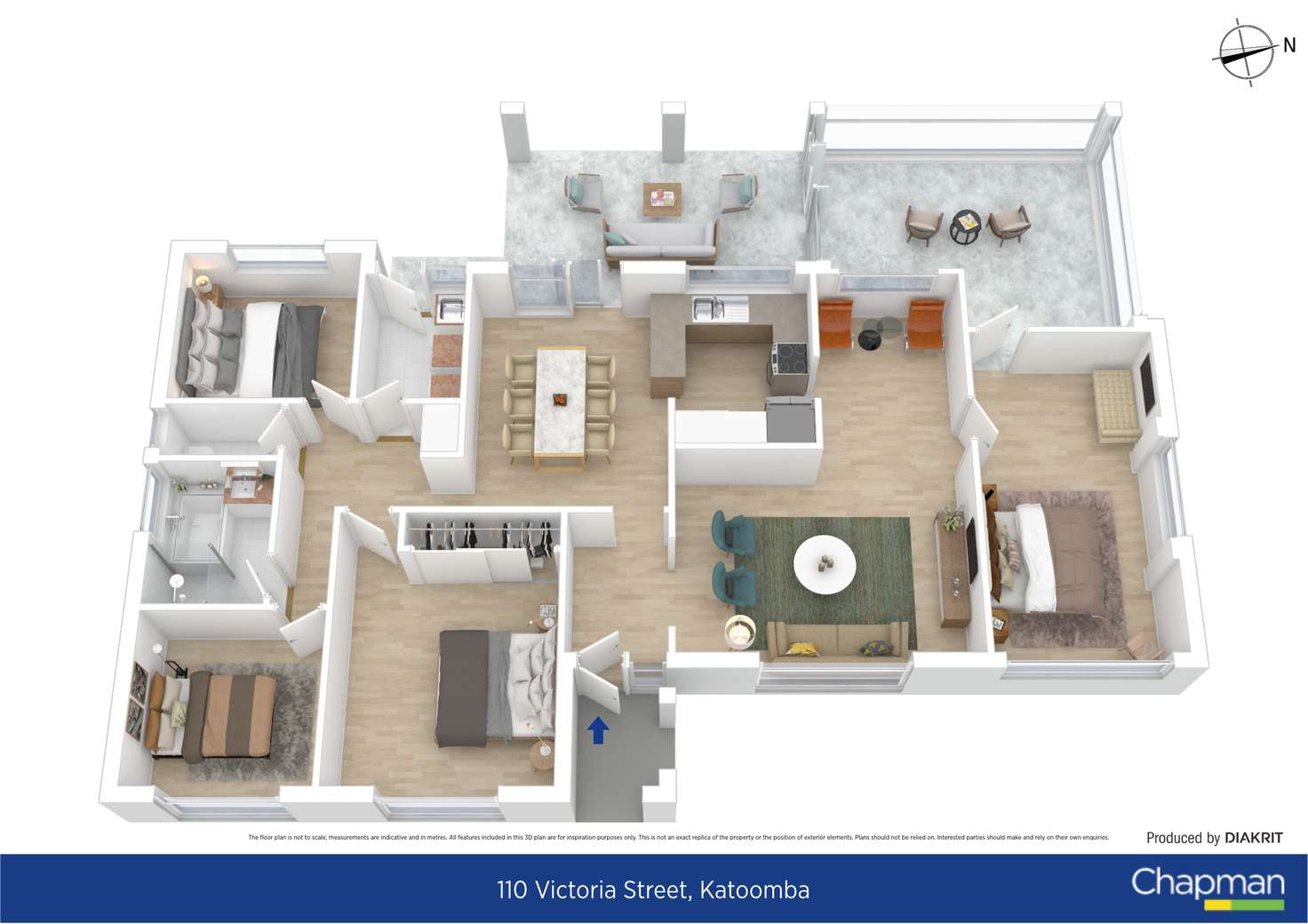 Floorplan of Homely house listing, 110 Victoria Street, Katoomba NSW 2780