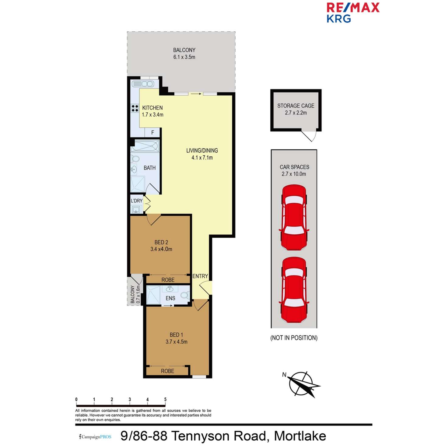 Floorplan of Homely apartment listing, 9/86-88 Tennyson Road, Mortlake NSW 2137