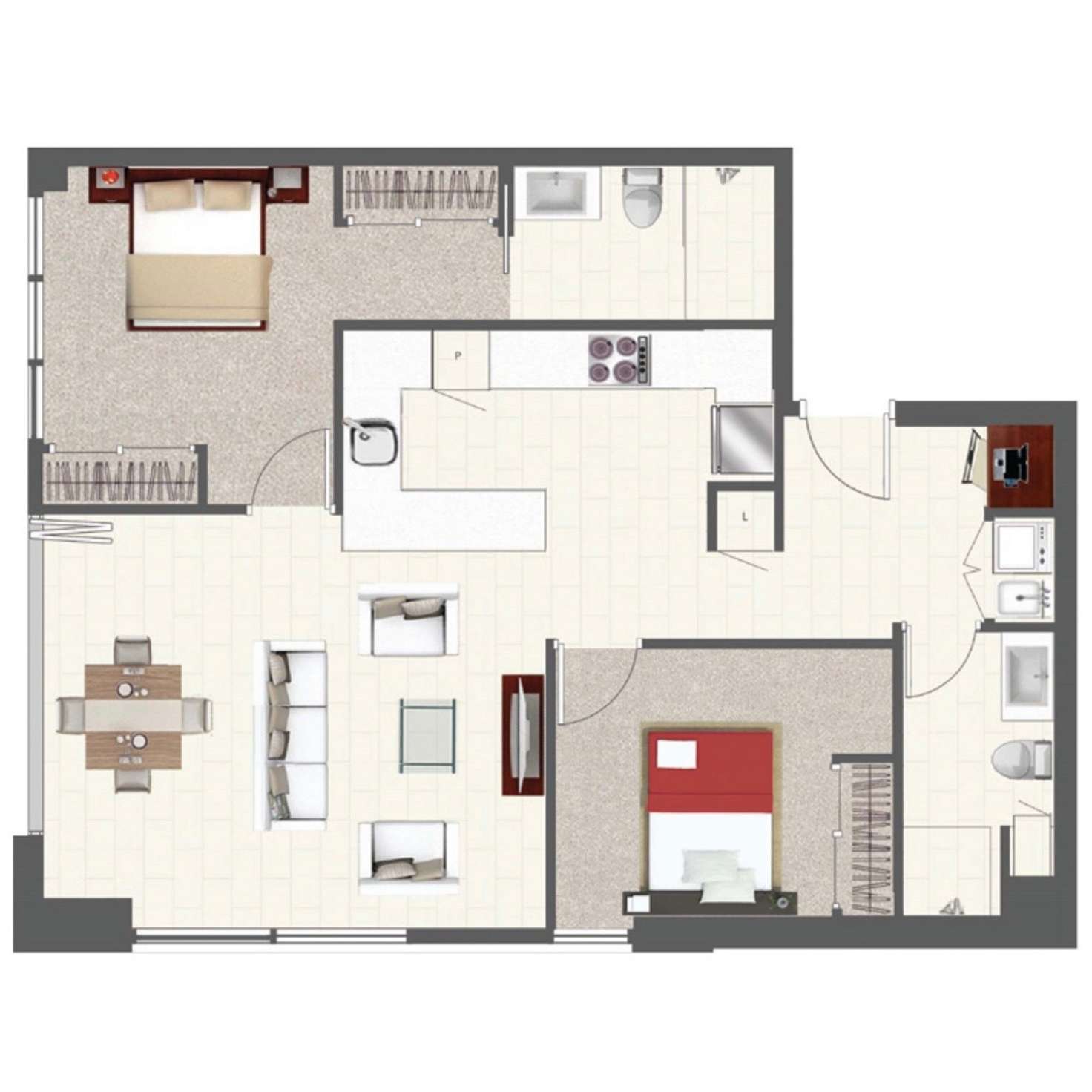 Floorplan of Homely apartment listing, 114/128 Brookes Street, Fortitude Valley QLD 4006
