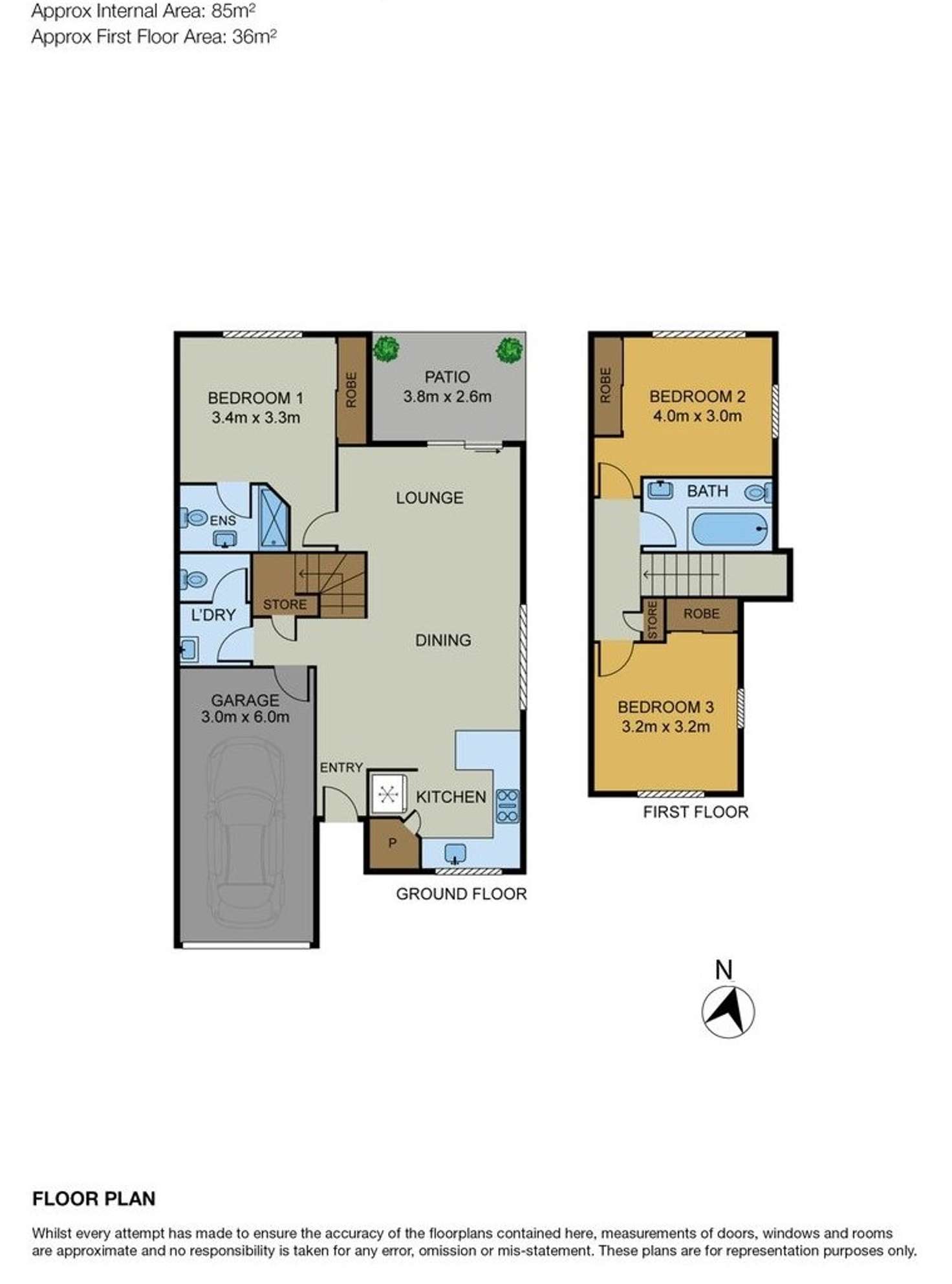 Floorplan of Homely townhouse listing, 55/154 Goodfellows Road, Murrumba Downs QLD 4503