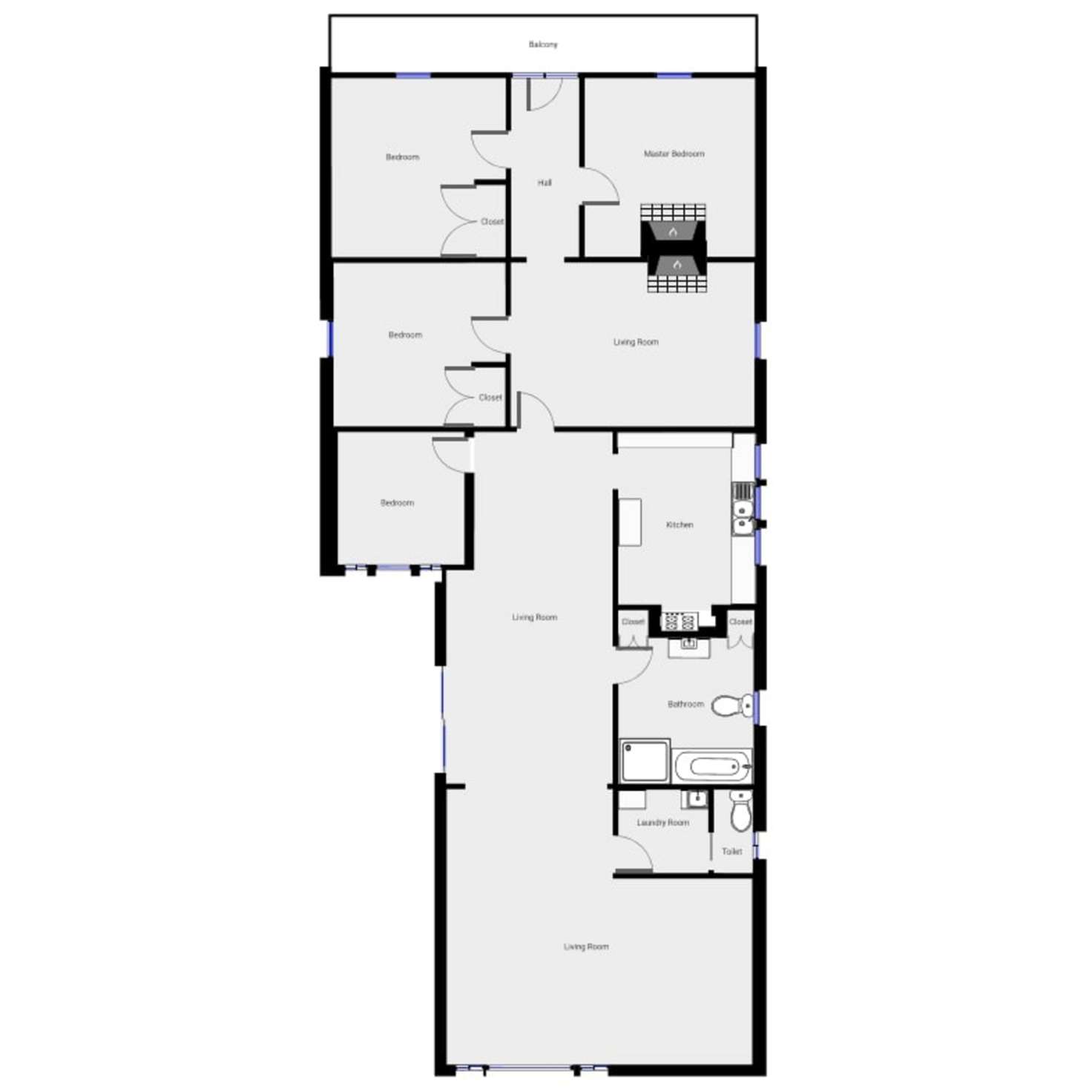 Floorplan of Homely house listing, 86 Bourke Street, Dubbo NSW 2830