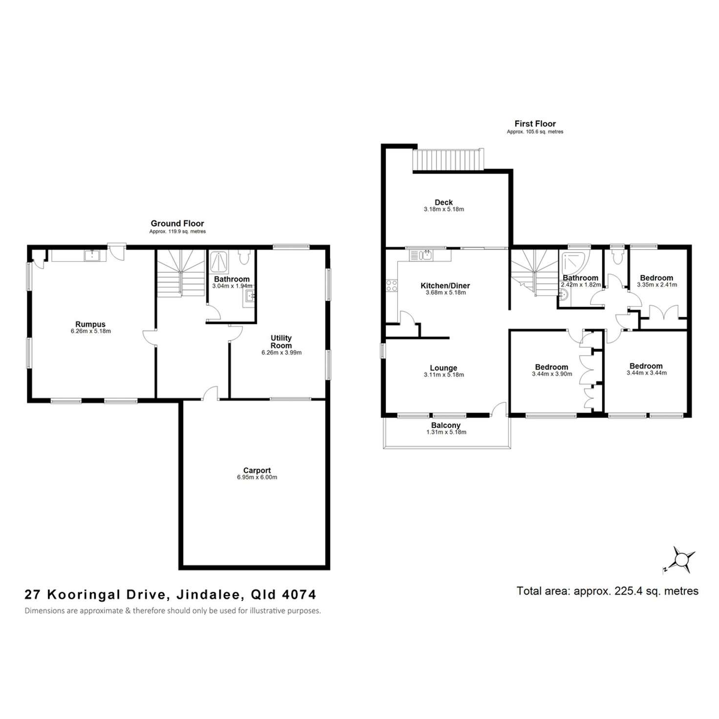 Floorplan of Homely house listing, 27 Kooringal Drive, Jindalee QLD 4074