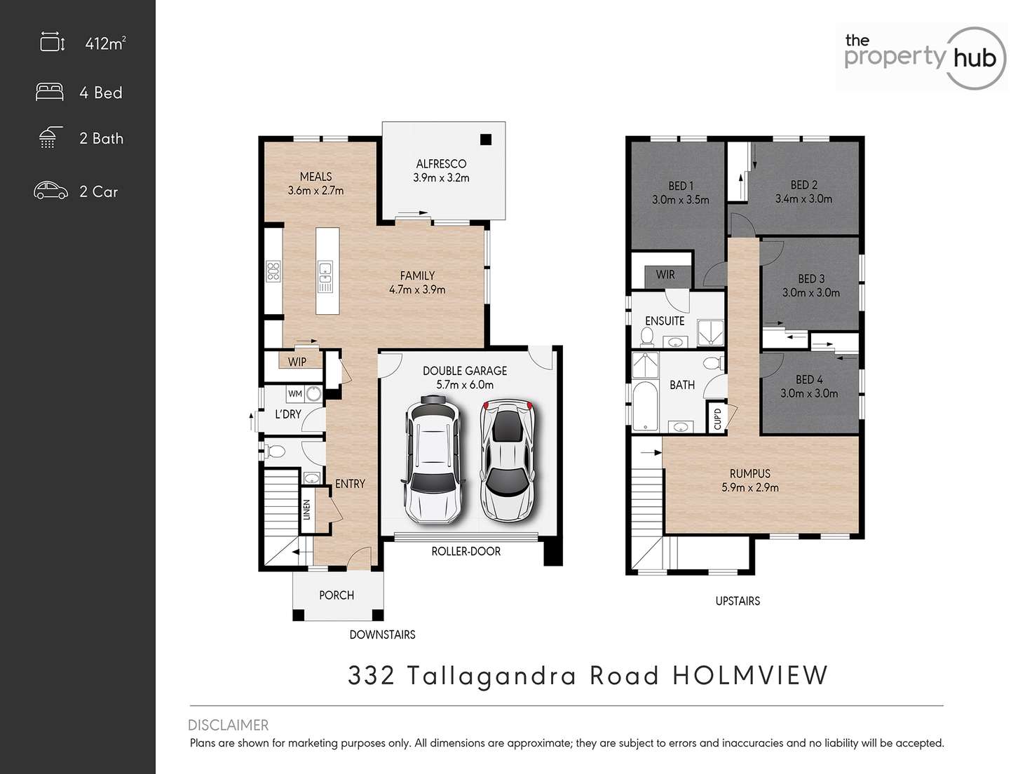 Floorplan of Homely house listing, 332 Tallagandra Road, Holmview QLD 4207