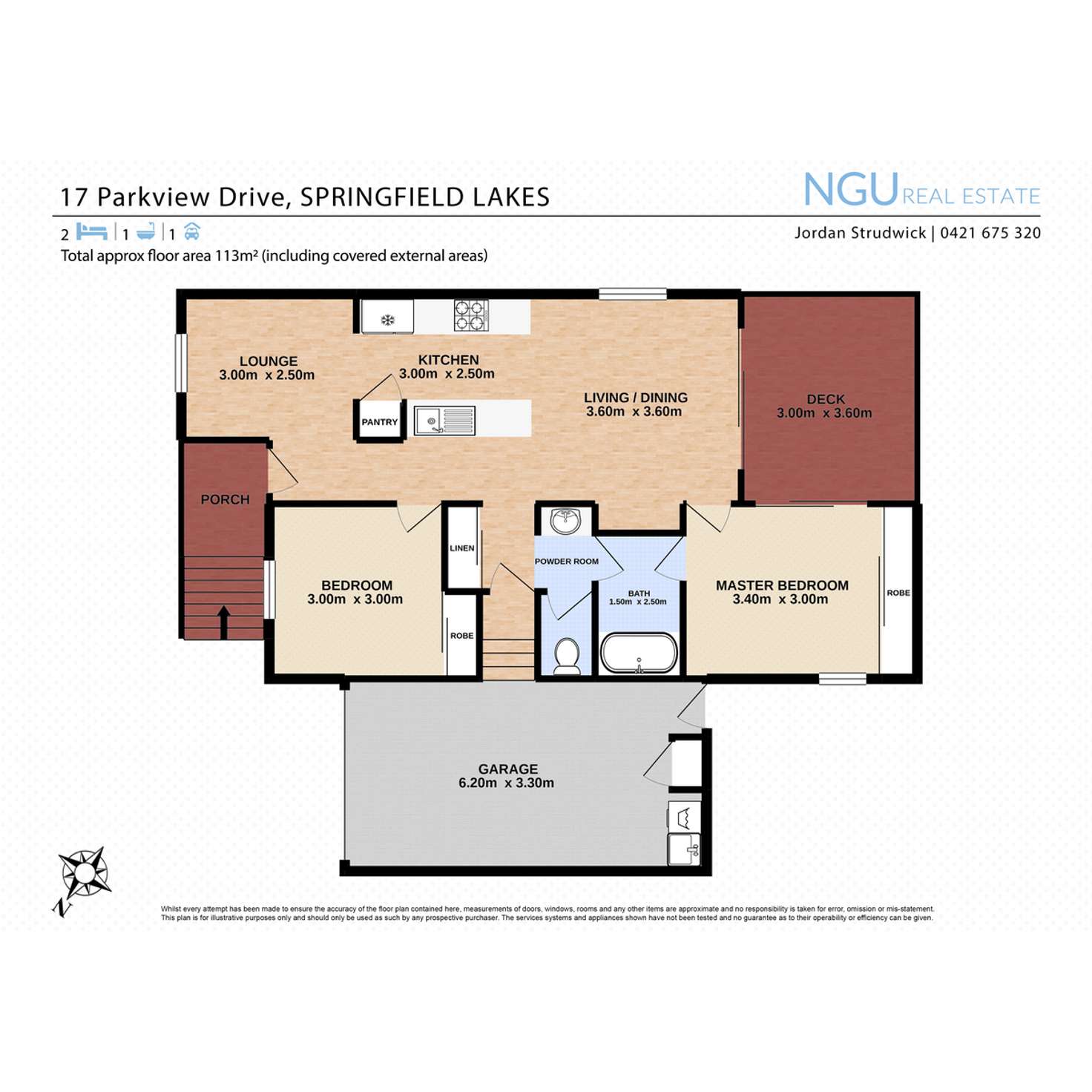 Floorplan of Homely house listing, 17 Parkview Drive, Springfield Lakes QLD 4300