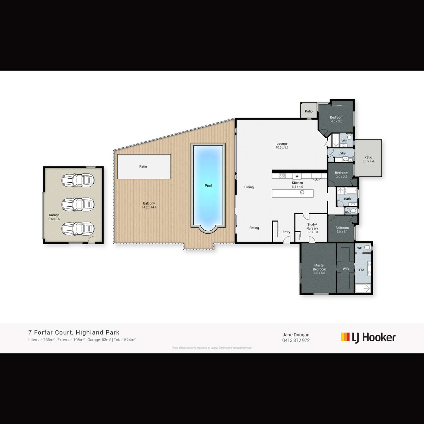 Floorplan of Homely house listing, 7 Forfar Court, Highland Park QLD 4211