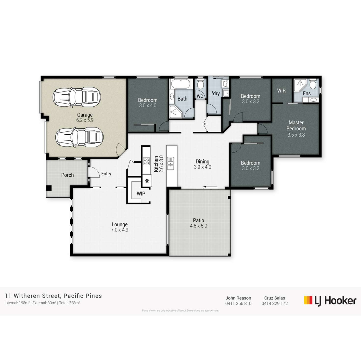 Floorplan of Homely house listing, 11 Witheren Circuit, Pacific Pines QLD 4211