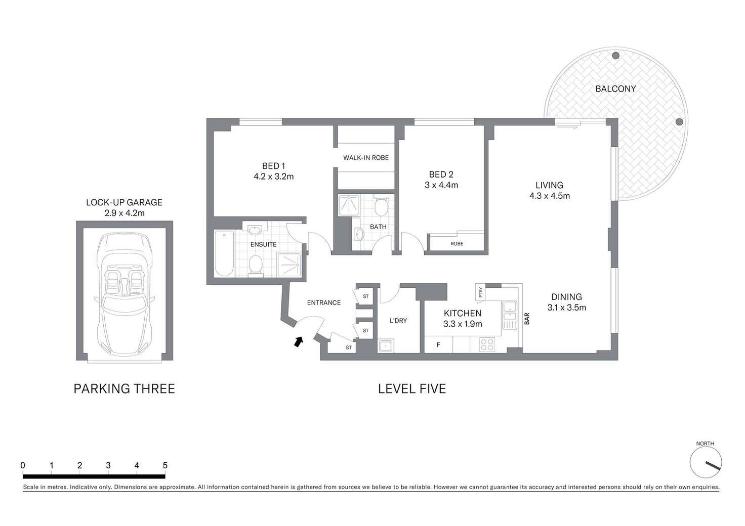 Floorplan of Homely apartment listing, 21/102 Miller Street, Pyrmont NSW 2009
