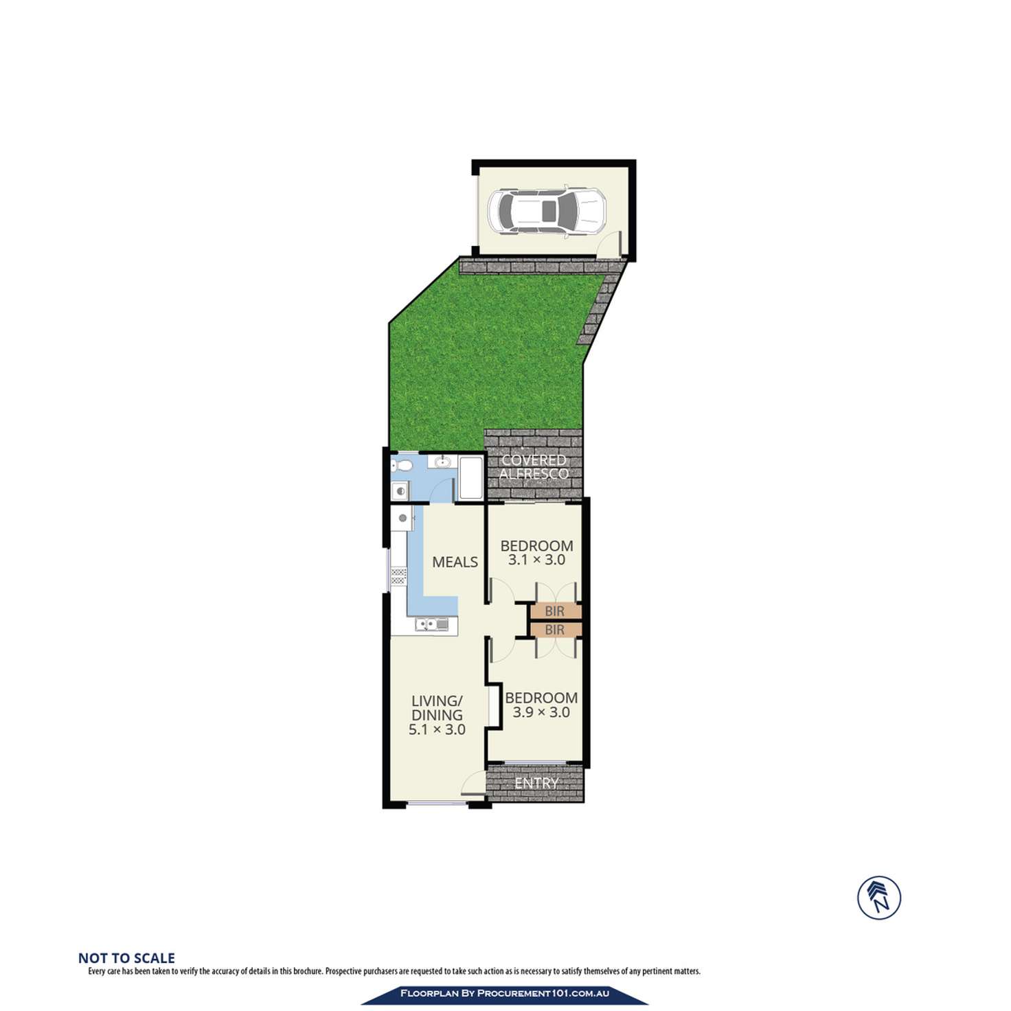 Floorplan of Homely unit listing, 5/13 Wallarano Drive, Noble Park VIC 3174