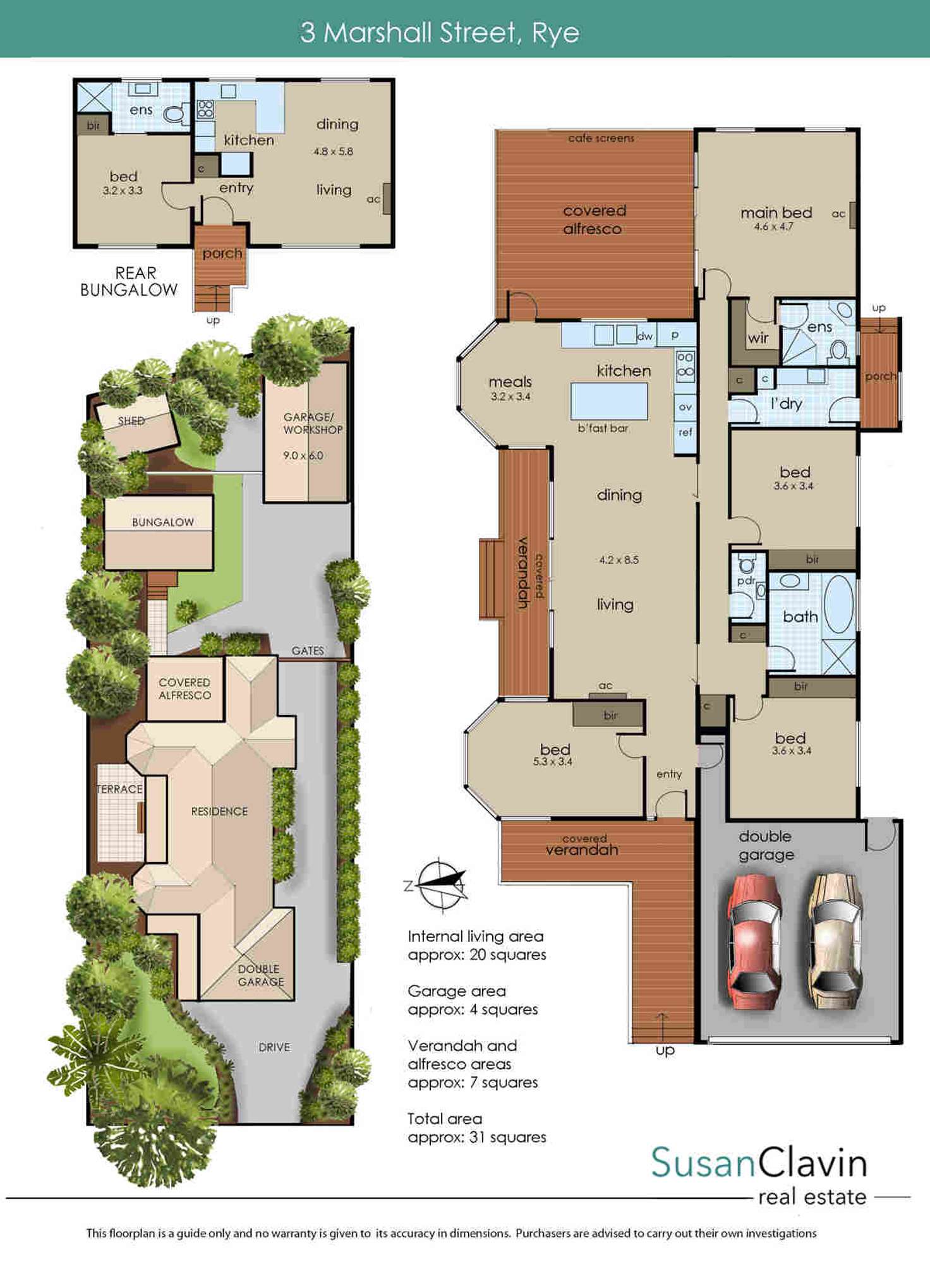 Floorplan of Homely house listing, 3 Marshall Street, Tootgarook VIC 3941