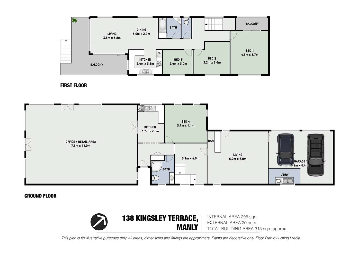Floorplan of Homely house listing, 138 Kingsley Terrace, Manly QLD 4179