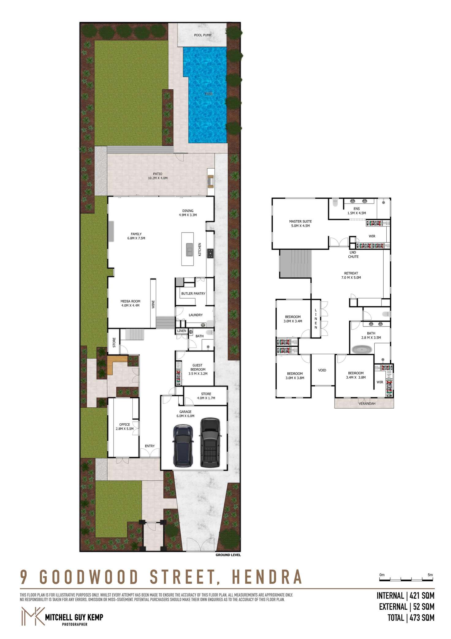 Floorplan of Homely house listing, 9 Goodwood Street, Hendra QLD 4011