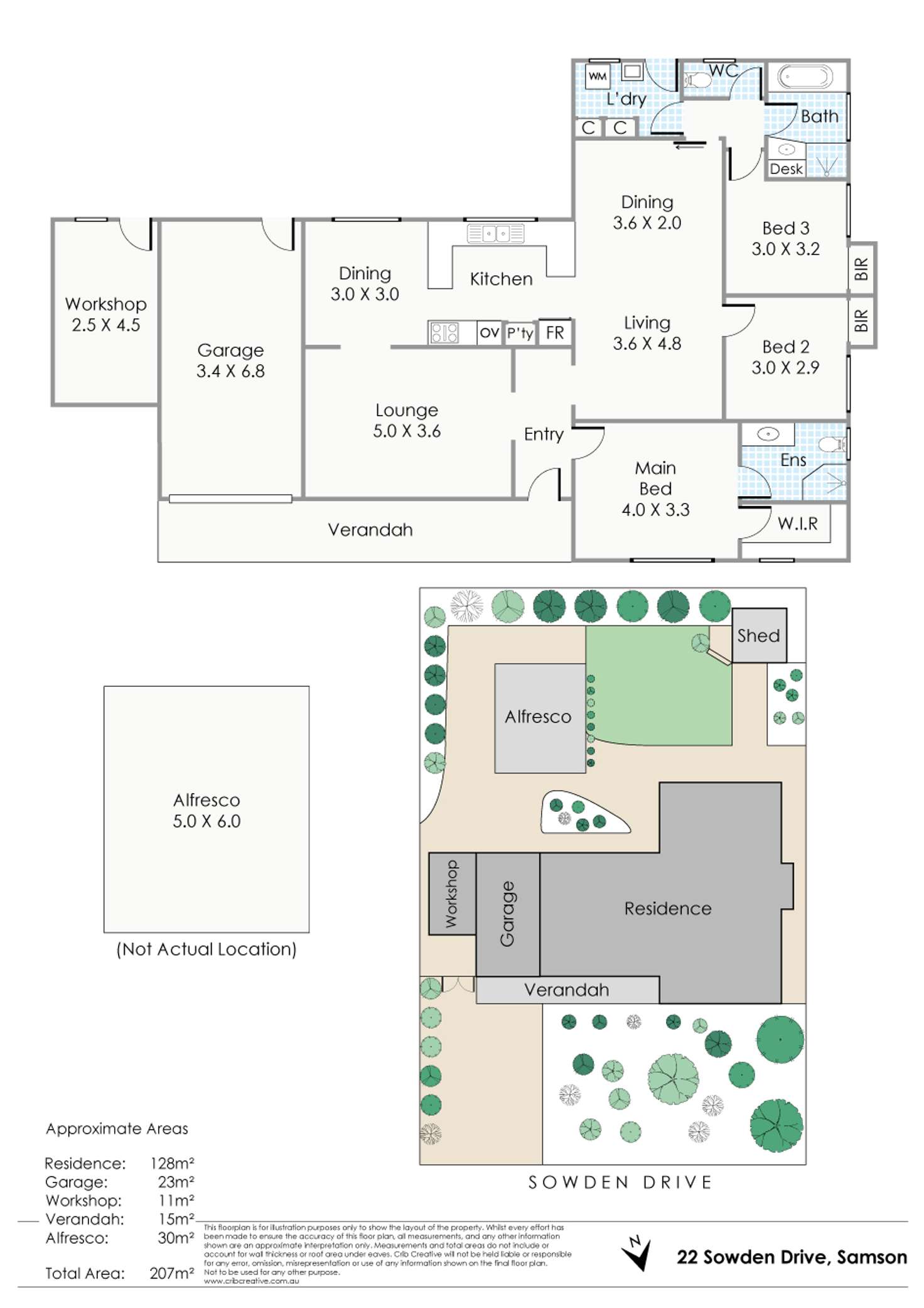 Floorplan of Homely house listing, 22 Sowden Drive, Samson WA 6163