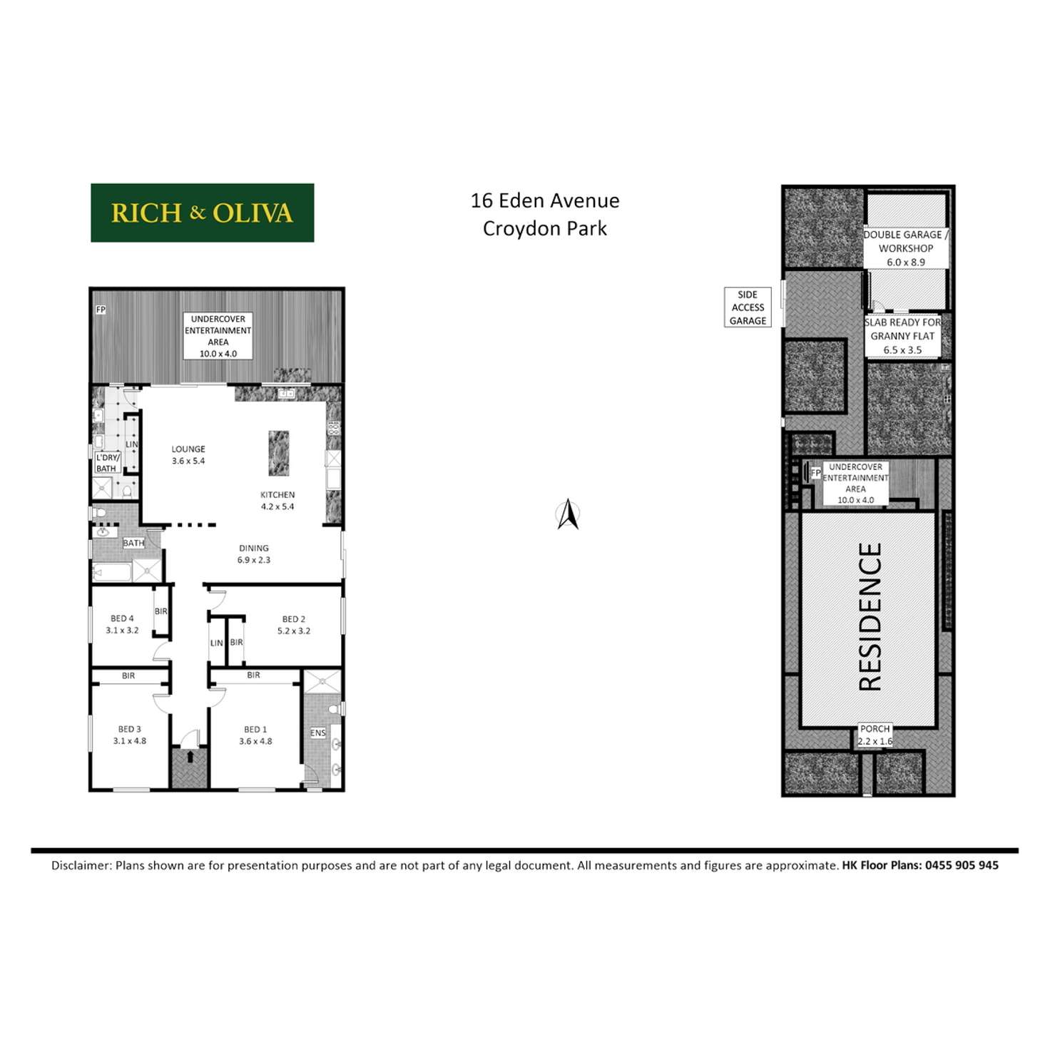 Floorplan of Homely house listing, 16 Eden Avenue, Croydon Park NSW 2133