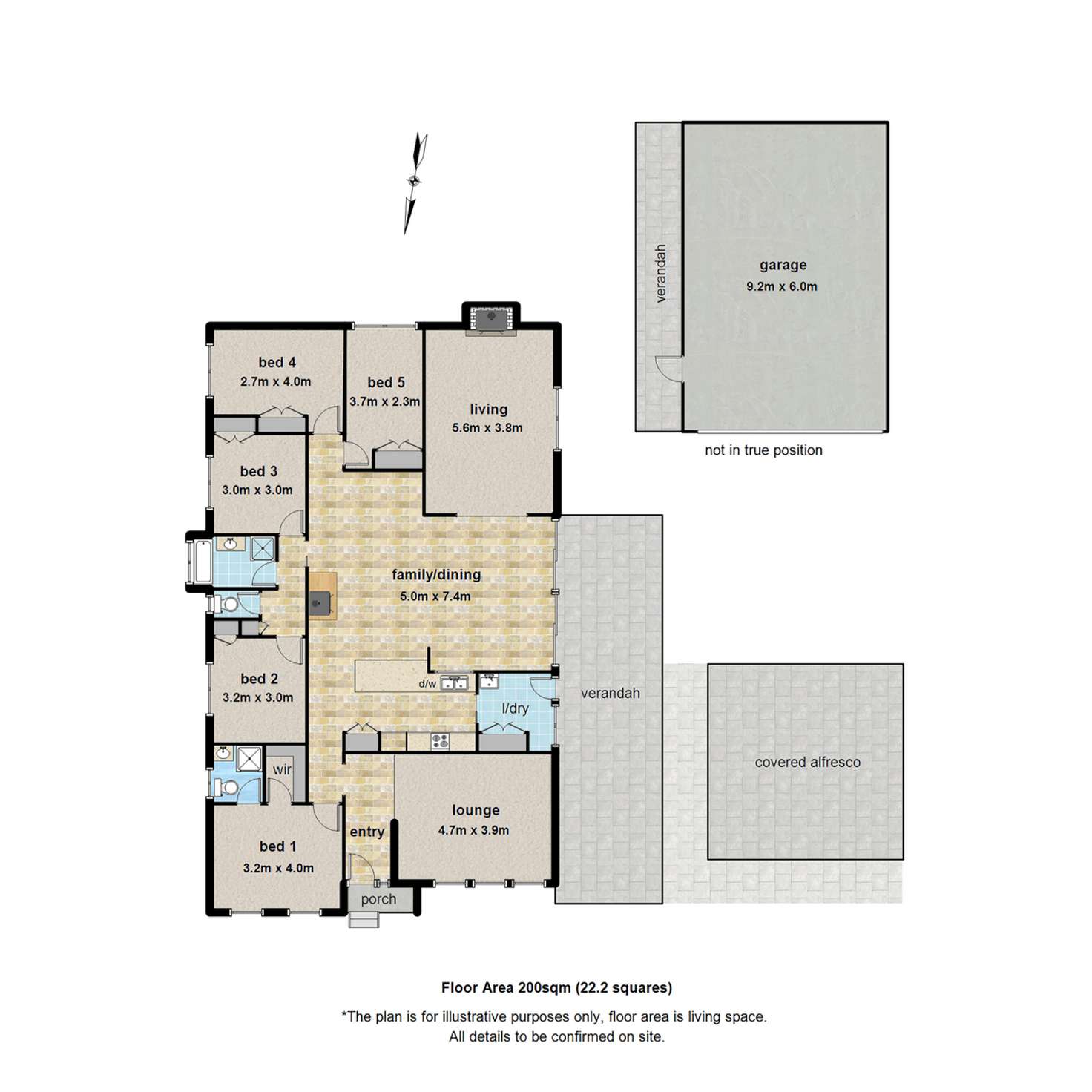 Floorplan of Homely house listing, 37 Coopers Road, Macclesfield VIC 3782