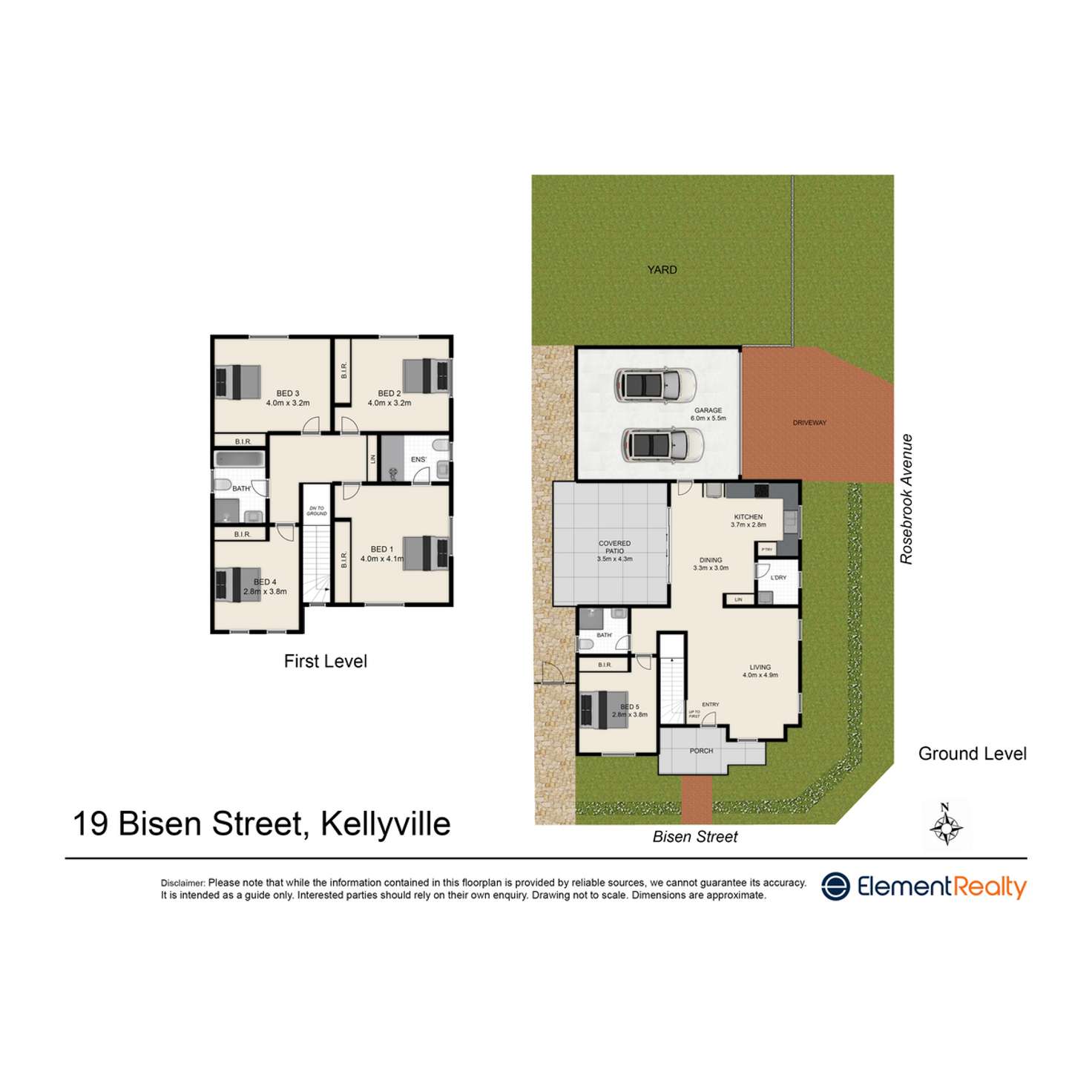 Floorplan of Homely house listing, 19 Bisen Street, Kellyville Ridge NSW 2155