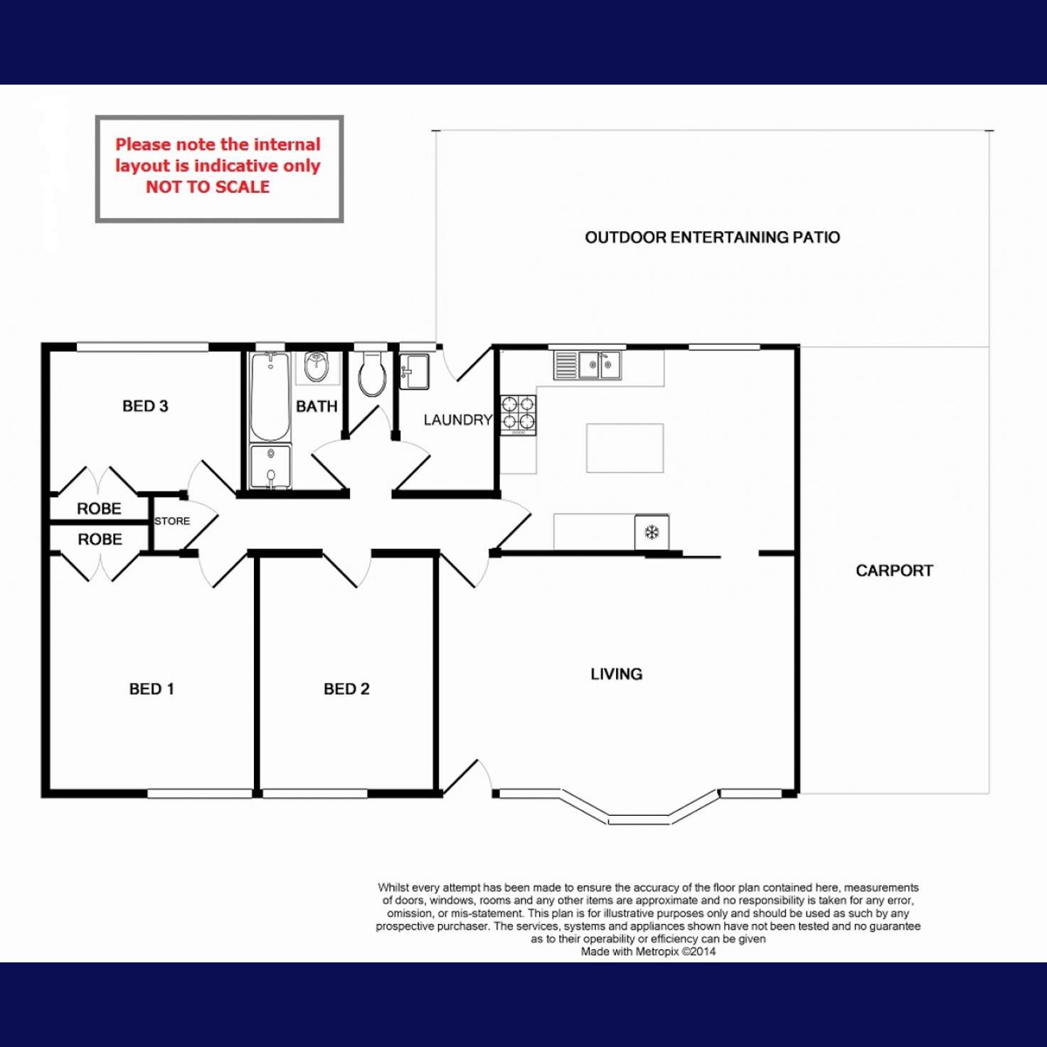 Floorplan of Homely house listing, 5 Cromer Place, Lynwood WA 6147