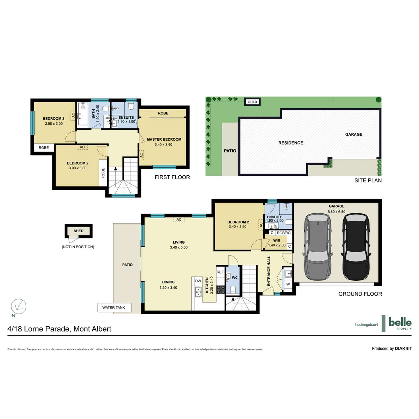 Floorplan of Homely townhouse listing, 4/18 Lorne Parade, Mont Albert VIC 3127