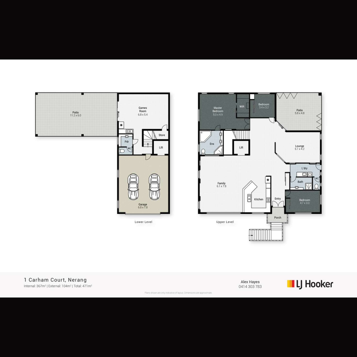 Floorplan of Homely house listing, 1 Carham Court, Nerang QLD 4211