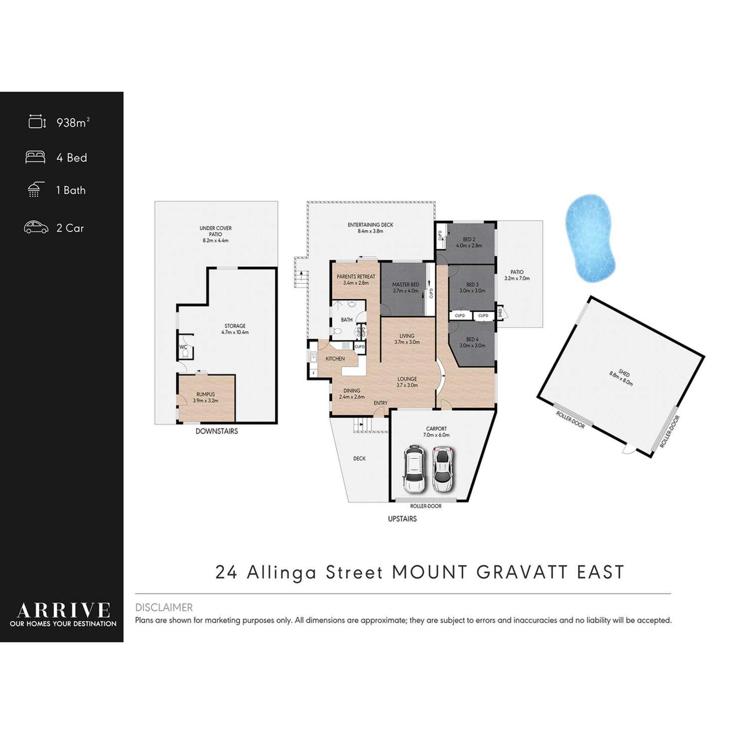 Floorplan of Homely house listing, 24 Allinga Street, Mount Gravatt East QLD 4122