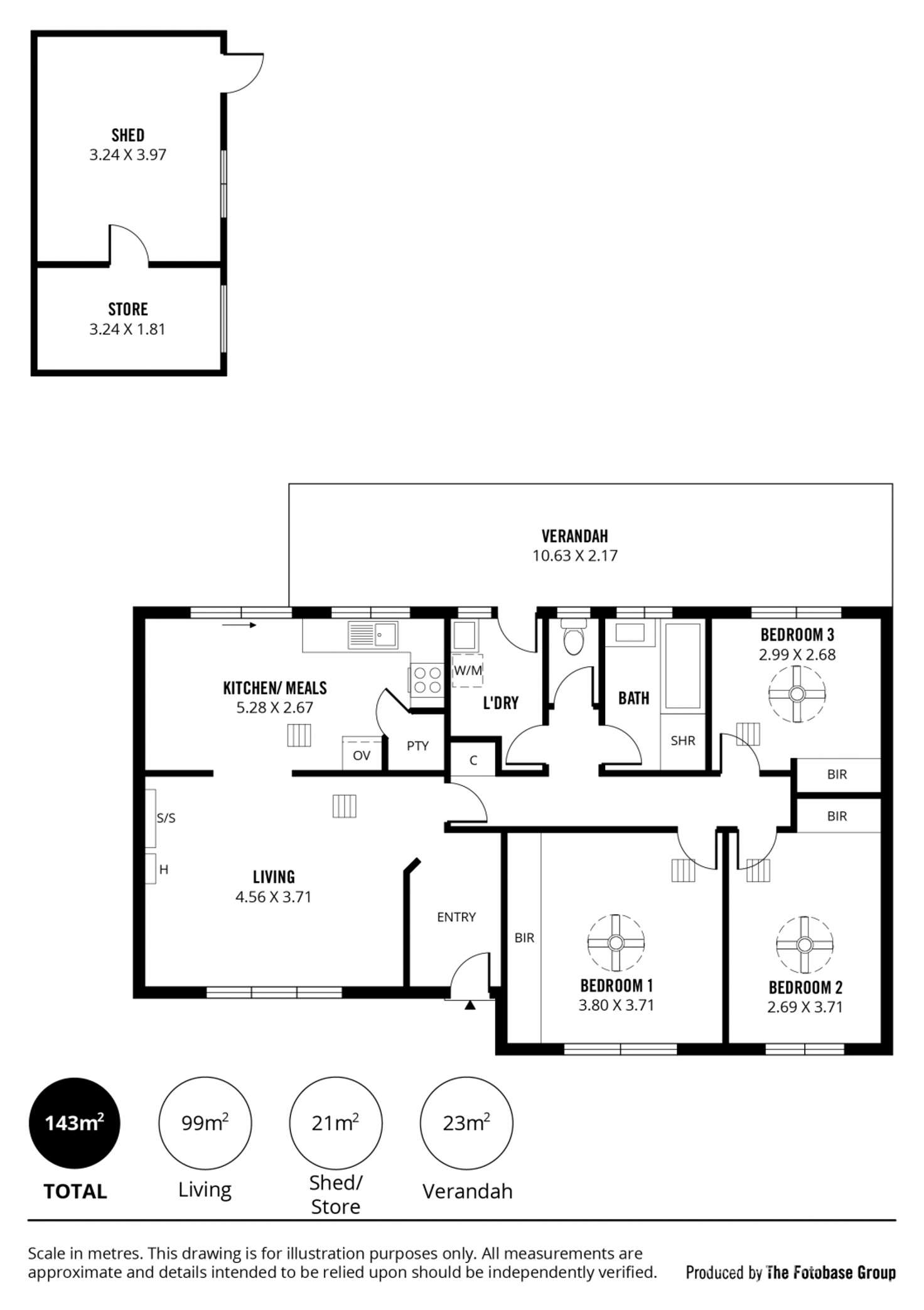 Floorplan of Homely house listing, 18 Koonya Avenue, Seaford SA 5169