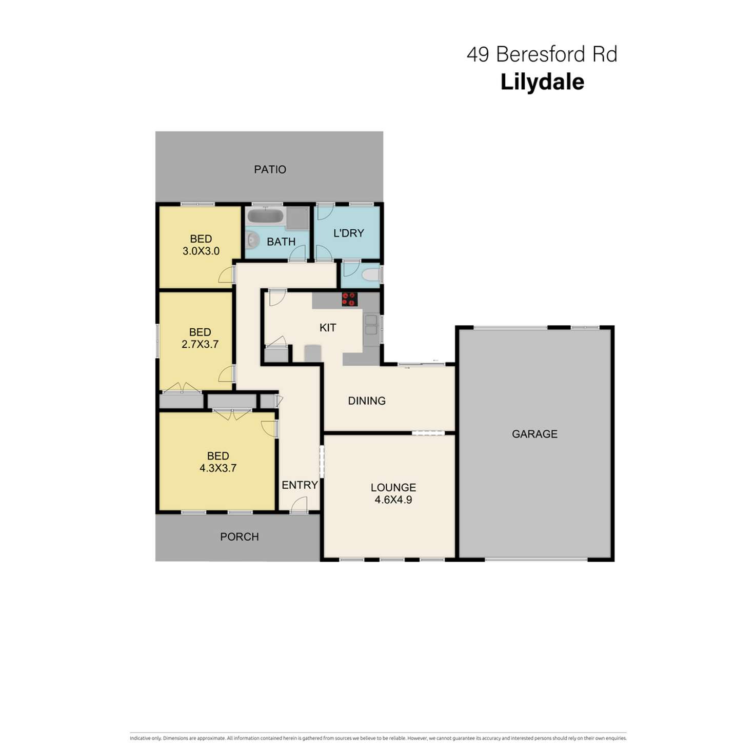 Floorplan of Homely house listing, 49 Beresford Road, Lilydale VIC 3140