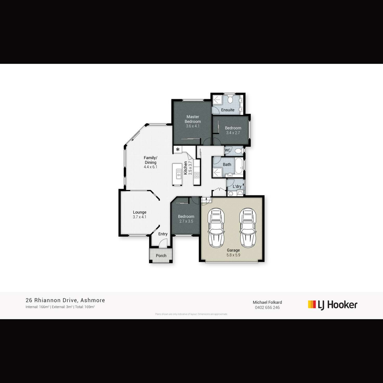 Floorplan of Homely house listing, 26 Rhiannon Drive, Ashmore QLD 4214