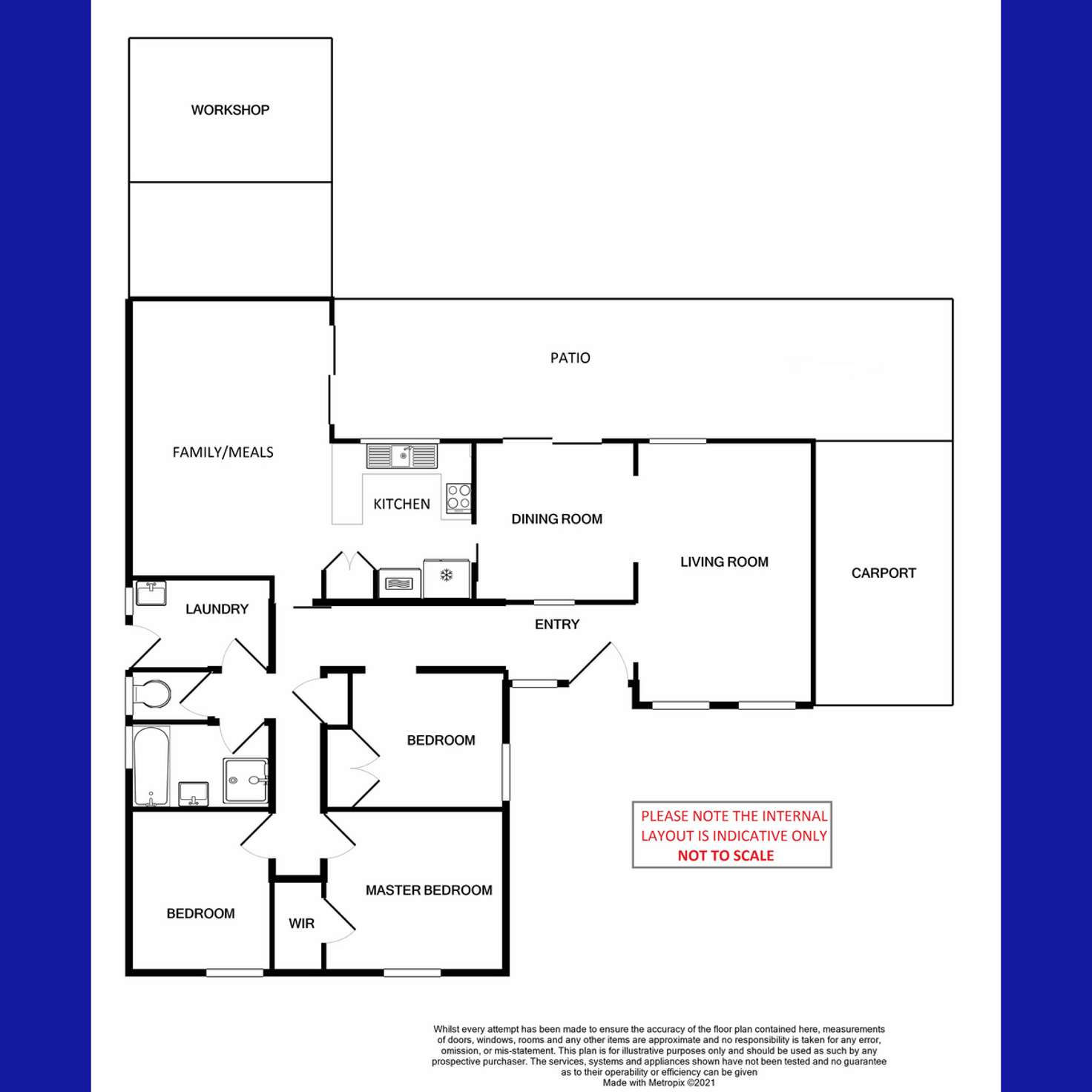 Floorplan of Homely house listing, 47 Ropele Drive, Parkwood WA 6147
