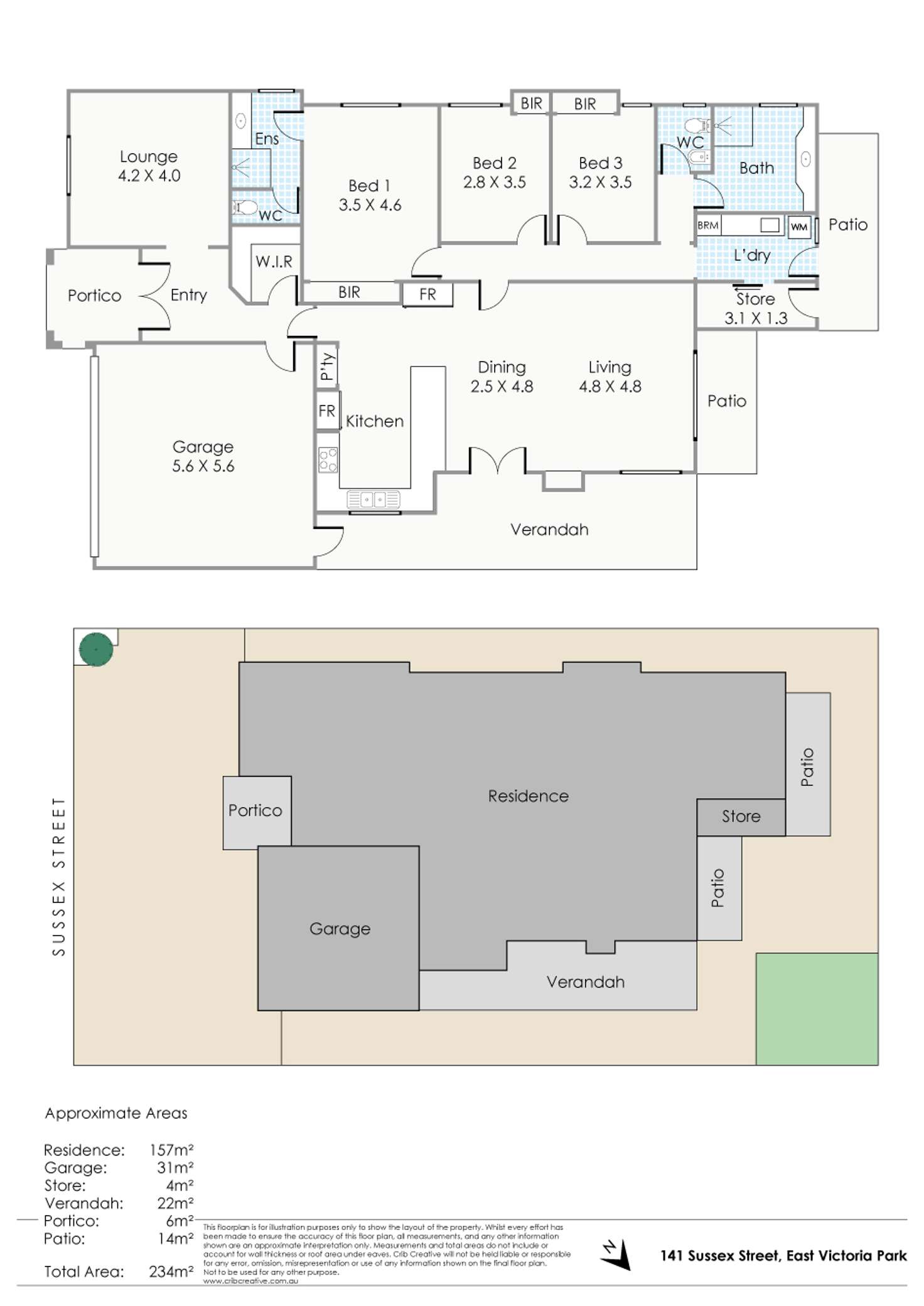 Floorplan of Homely house listing, 141 Sussex Street, East Victoria Park WA 6101